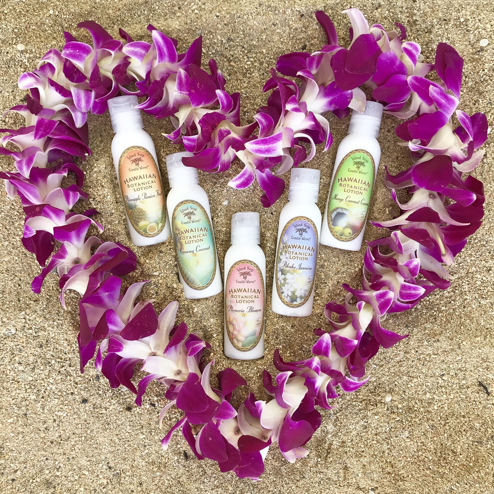 Island Soap & Candle Works Lotion, Pineapple Passion Fruit, 2 Ounce