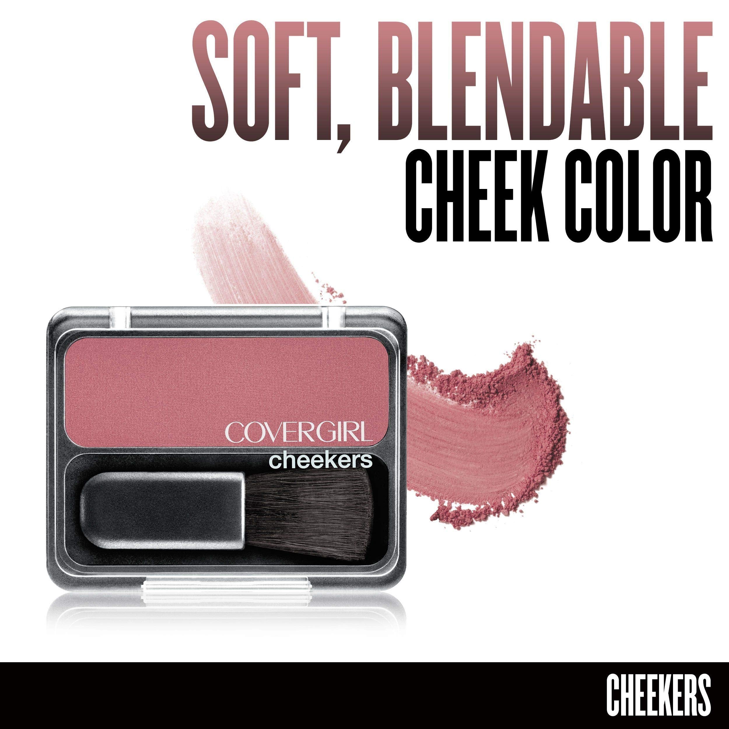 COVERGIRL Cheekers Blendable Powder Blush Plum Plush.12 oz