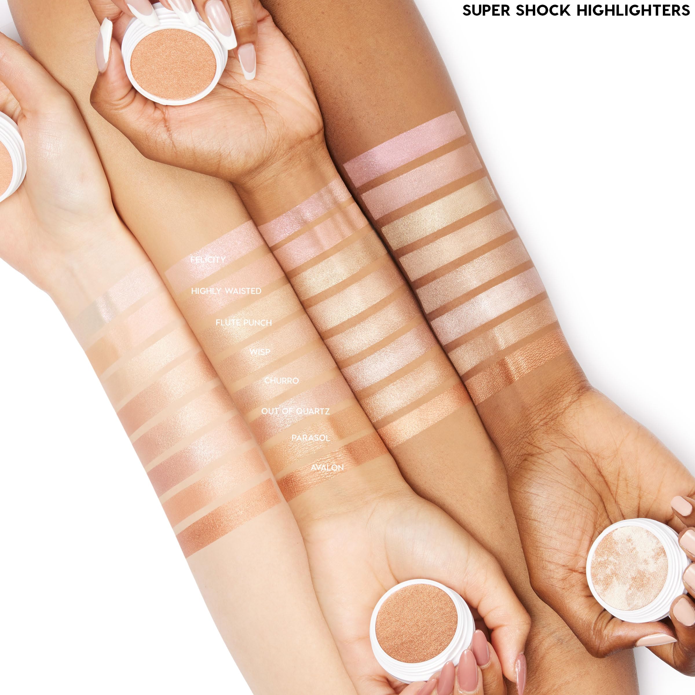 ColourPop Super Shock Highlighter Makeup - High-Pigment, Crème-Powder Face Makeup - Buildable & Blendable Formula with a Unique Bouncy Texture - Flexitarian (0.15 oz)