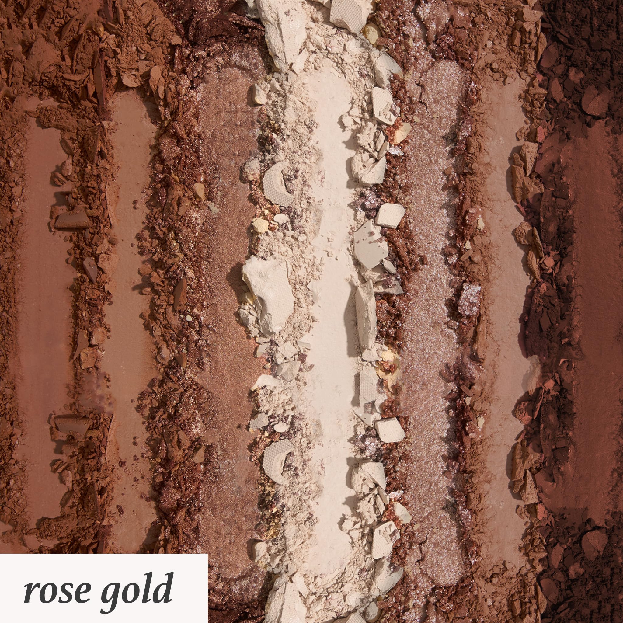 Julep Eyeshadow 101 Pro Powder Palette - Rose Gold - 7 Shade Matte & Shimmer Eyeshadows - Great for travel- Blendable & Buildable Eye Makeup Palette