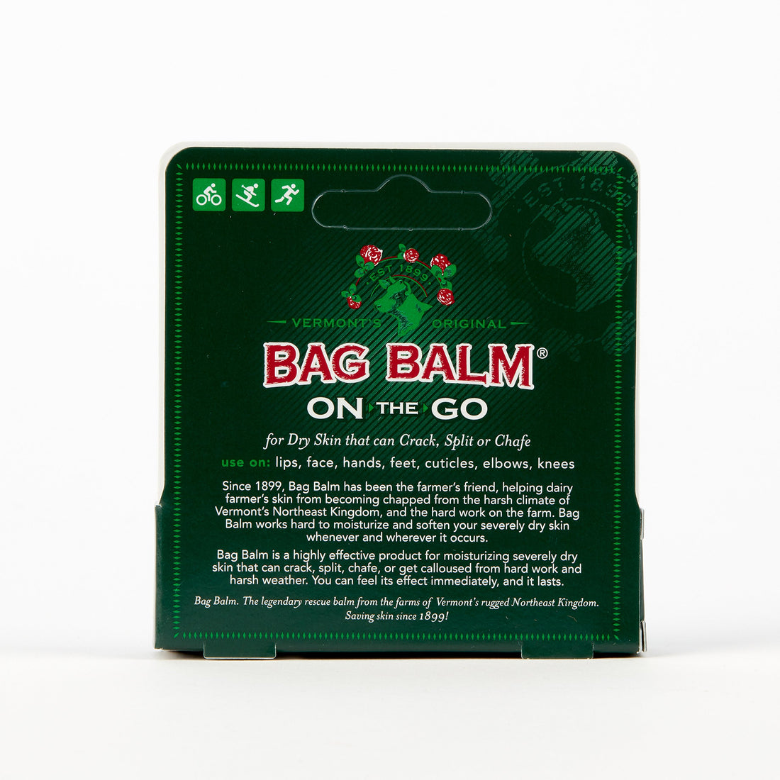 Bag Balm Original Formula Skin Moisturizer 0.33oz Lip Balm Tube