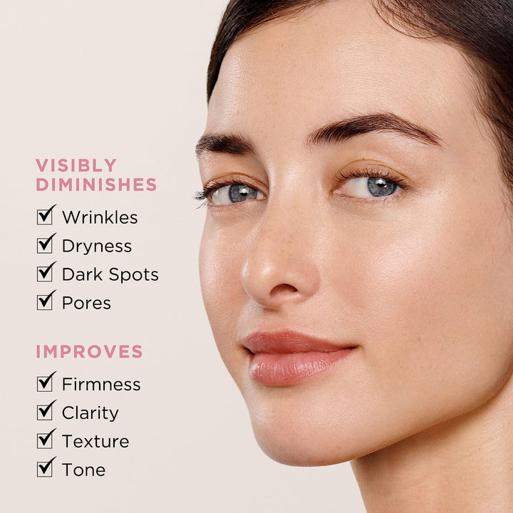 Elizabeth Arden Retinol Serum Wrinkle Filler + HPR Next Generation Retinoid, Ceramide, and Peptide Rapid Skin Renewing Water Day and Night Cream for Face and Neck, 1.7 fl. Oz