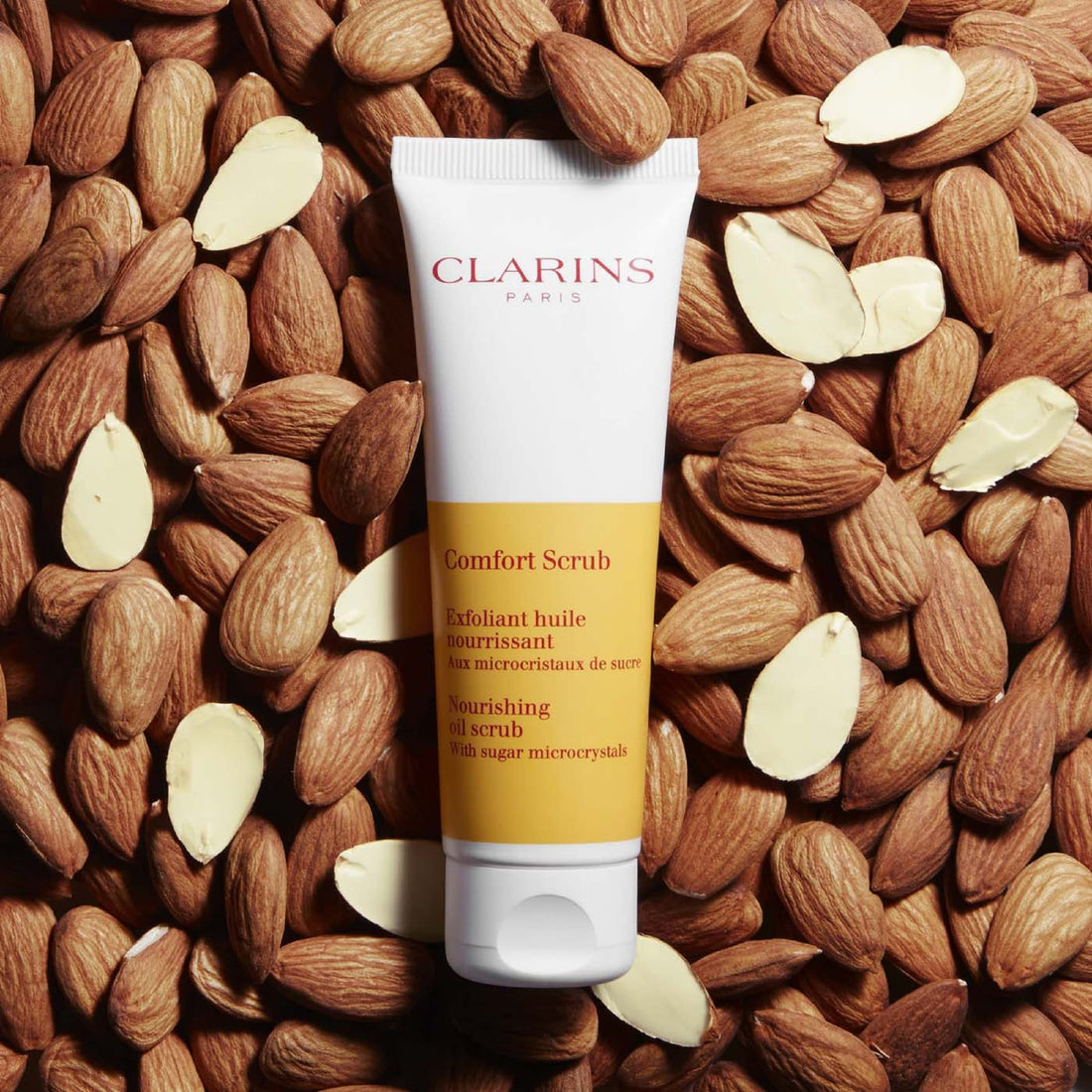 Clarins Comfort Scrub | Award-Winning | Nourishing, Oil-Infused Face Scrub With Sugar Microcrystals | Gently Exfoliates and Soothes | Paraben-Free | SLS-Free | Mineral Oil Free | Normal To Dry Skin