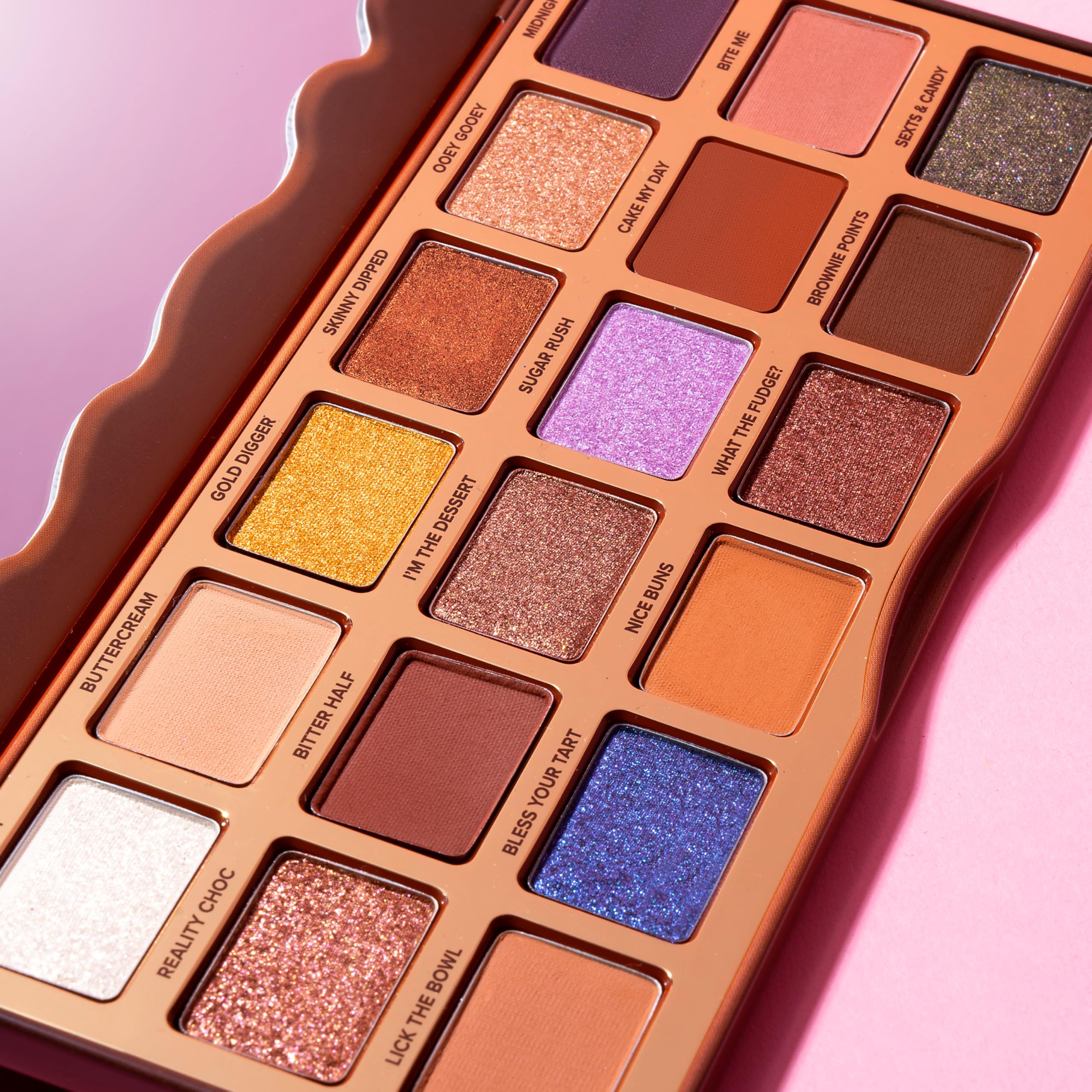 Too Faced Better Than Chocolate Eye Shadow Palette | High Pigment, Shimmer + Matte, 0.7 Ounce