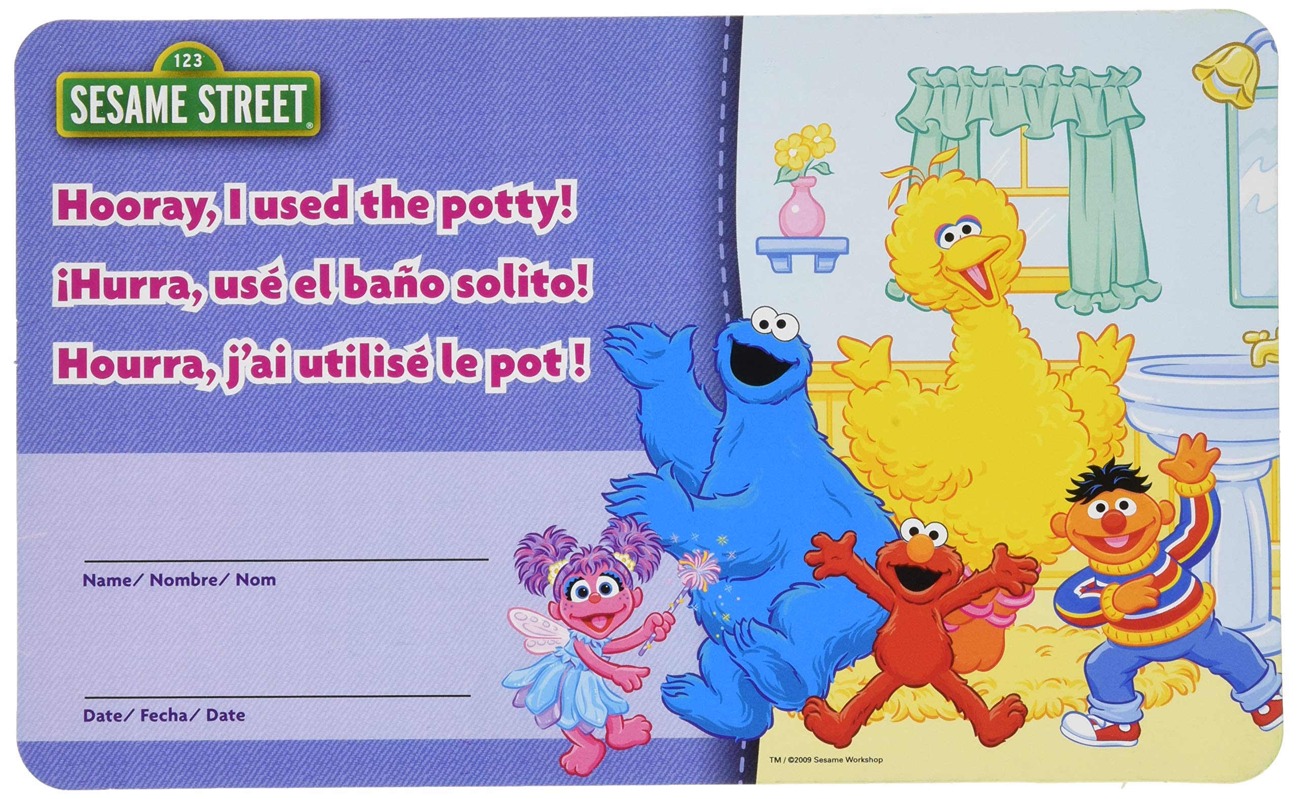 Ginsey Sesame Street Potty Training Rewards Kit, Promote Good Potty Habits