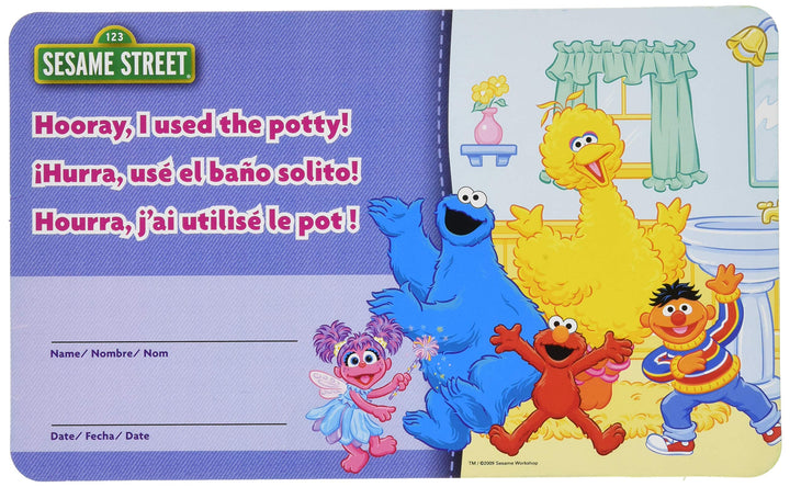 Ginsey Sesame Street Potty Training Rewards Kit, Promote Good Potty Habits