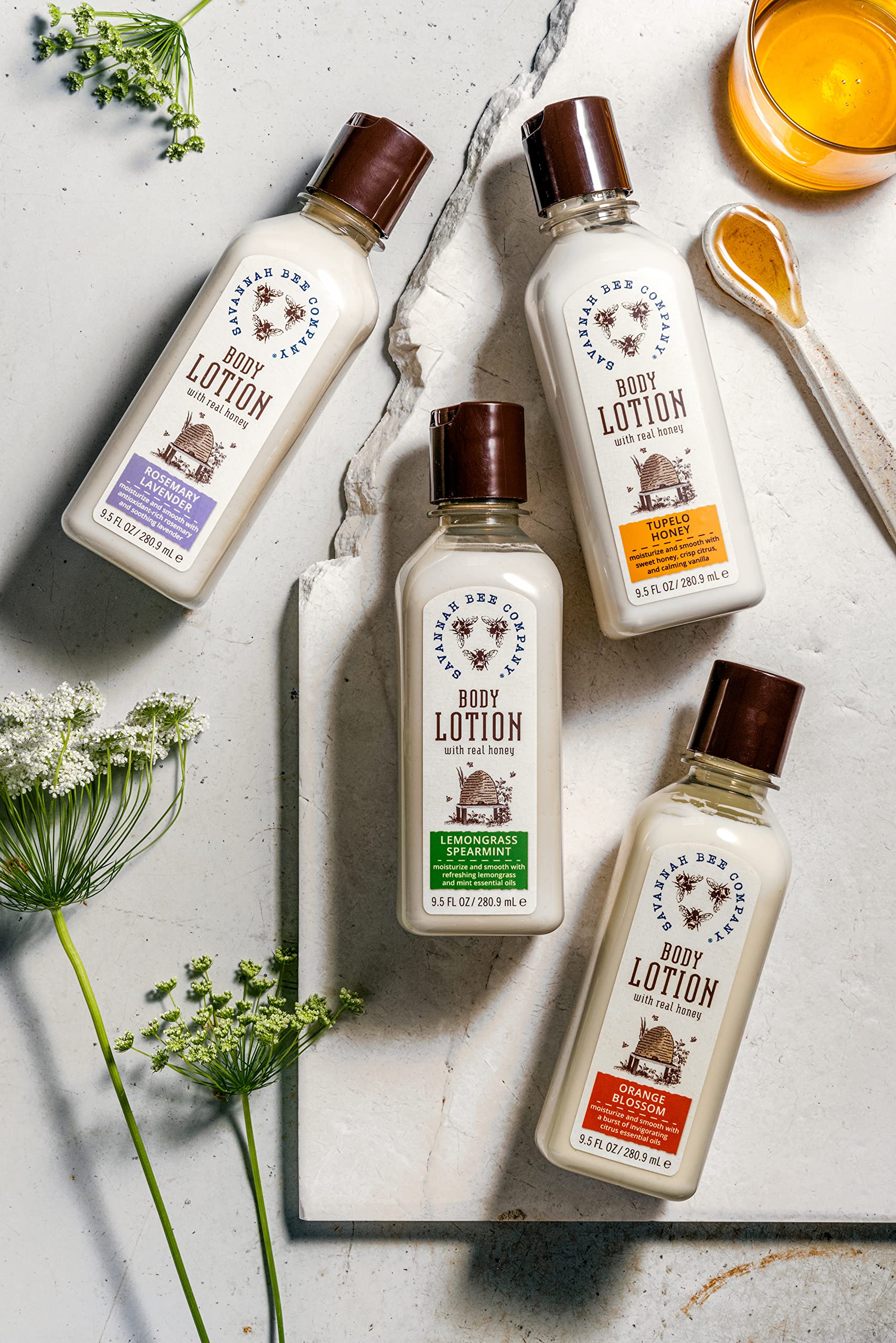 Savannah Bee Company Honey Body Lotion - All Natural Body Lotion for Women and Men