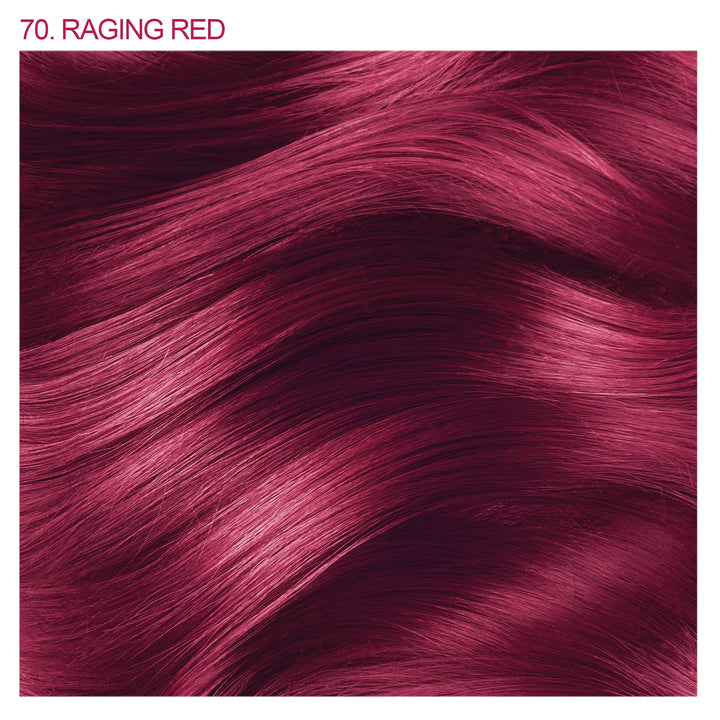 Adore Semi-Permanent Haircolor #070 Raging Red 4 Ounce (118ml) (2 Pack)