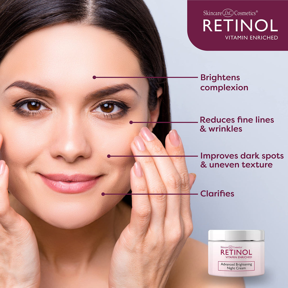 Retinol Advanced Brightening Night Cream, 1.7 Ounce