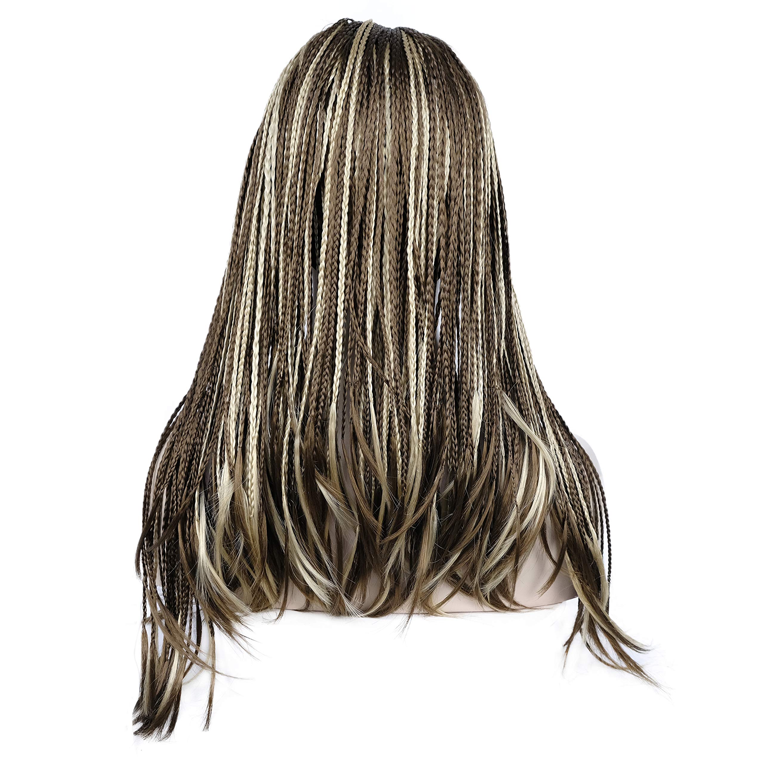 Aimole Long Braiding Crochet Hair Fully Hand Tied Twist Braided With Headband Half Wig(12TT26) : #12TT26