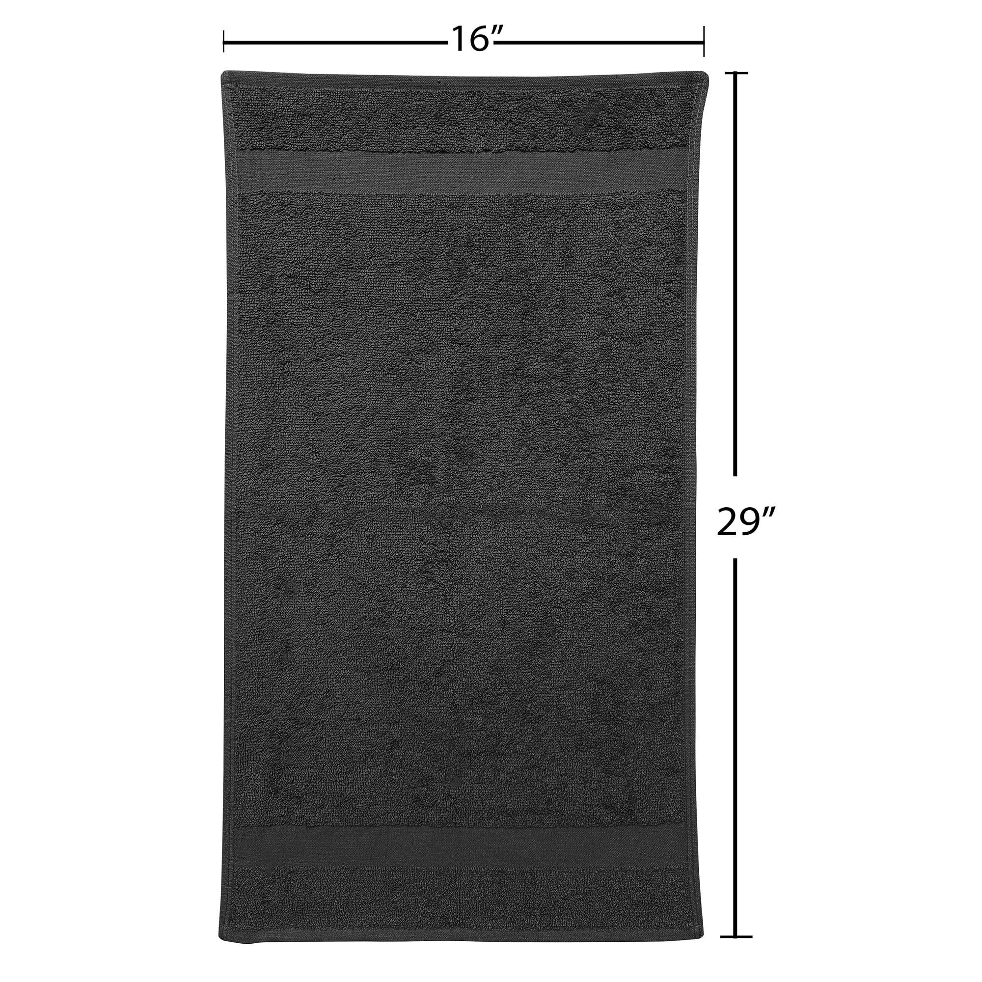FROMM COLOR STUDIO BLACK COLORSAFE COTTON TOWEL 12 PACK