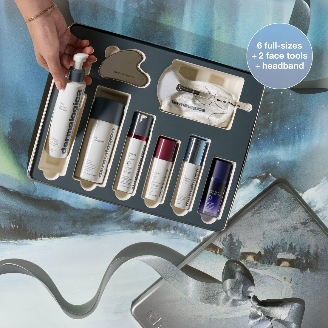 Dermalogica Your Moment of Expertise – Expert Level Skin Care Routine Set Includes 6 Products, Headband, Gua Sha, Fan Brush