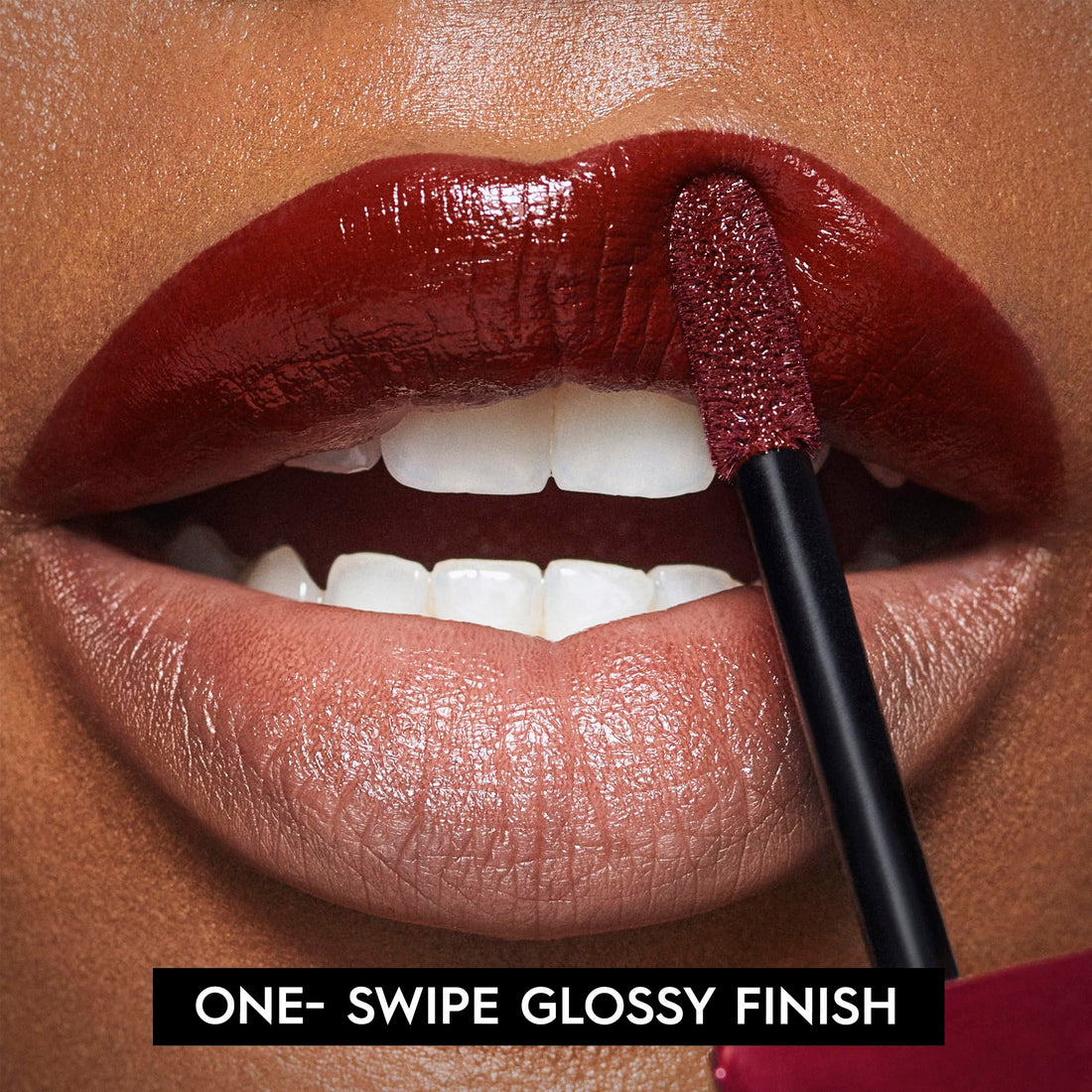 Urban Decay Vice Lip Bond Glossy Longwear Liquid Lipstick (Raw Footage - Merlot Red), Transfer-proof, Smudge-proof, Up to 16HR Wear, Vegan, Cruelty-free - 0.14 fl oz