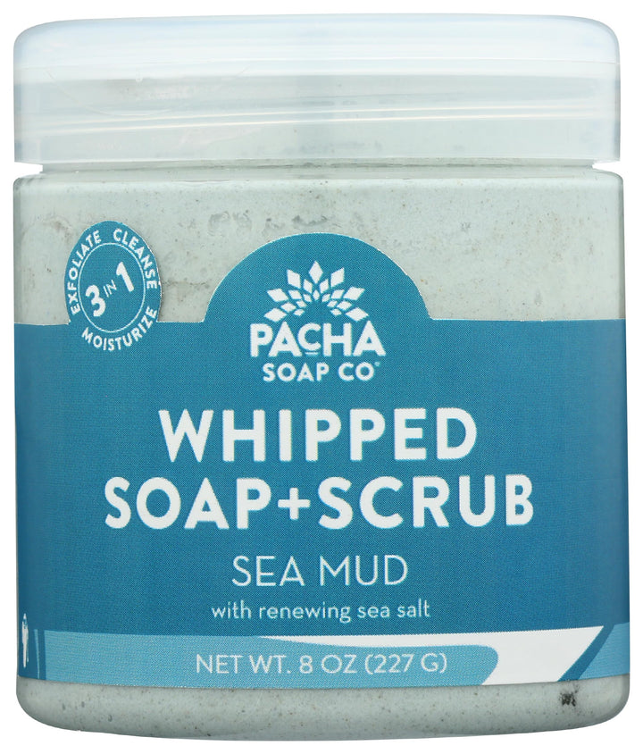 Pacha Soap, Soap Scrub Whipped Sea Mud, 8 Ounce