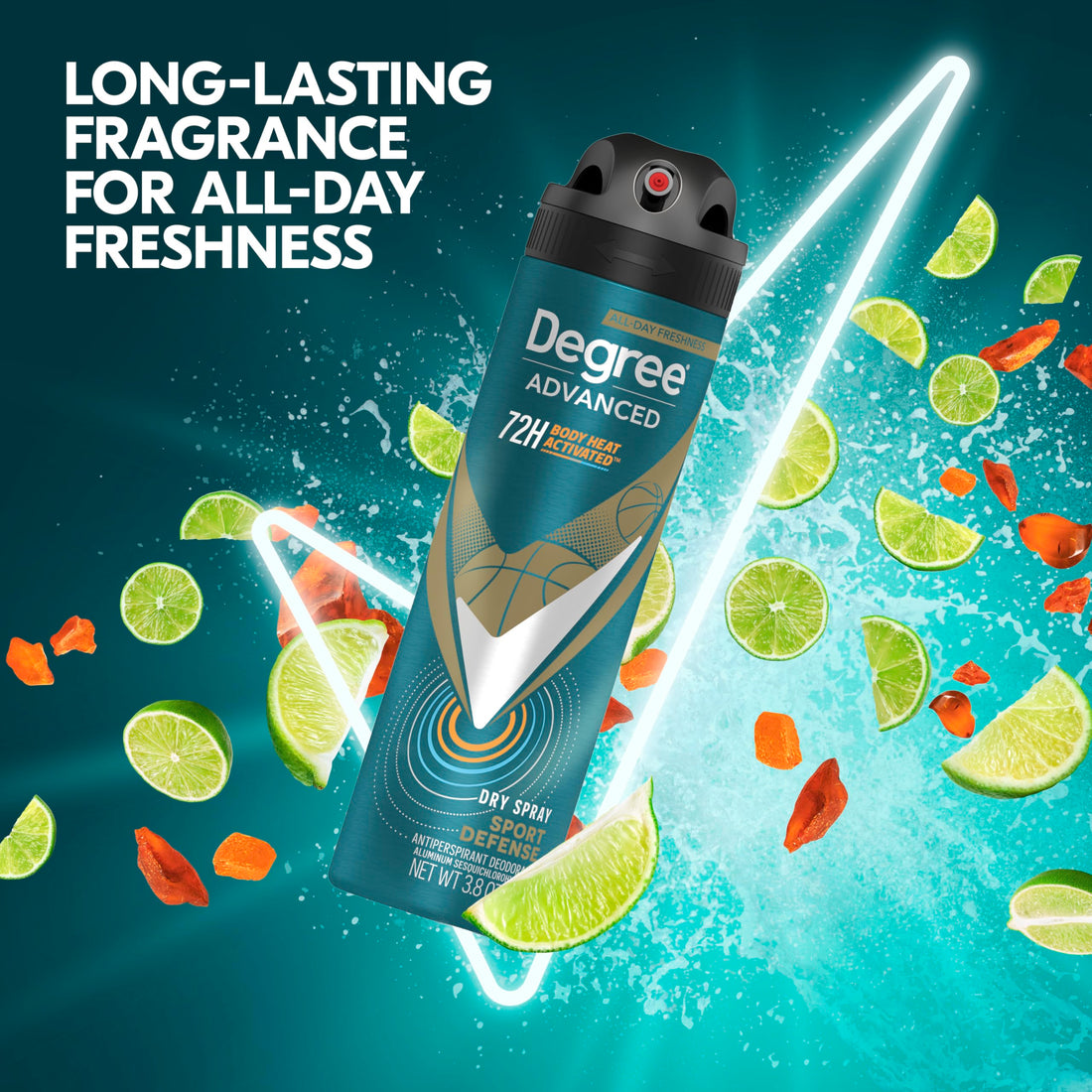 Degree Men Dry Antiperspirant Spray 3.8 Ounce Sport Defense