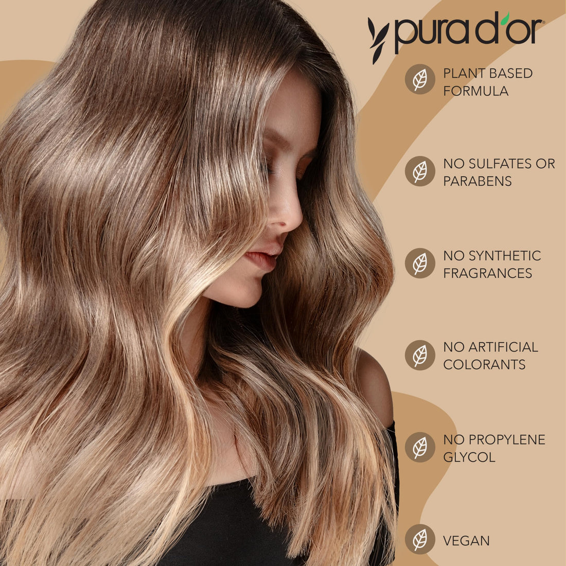 PURA D'OR Professional Grade Biotin Shampoo, Clinically Proven Anti-Thinning Hair Care, 2X Concentrated DHT Blocker Hair Thickening Products For Women & Men, 16oz