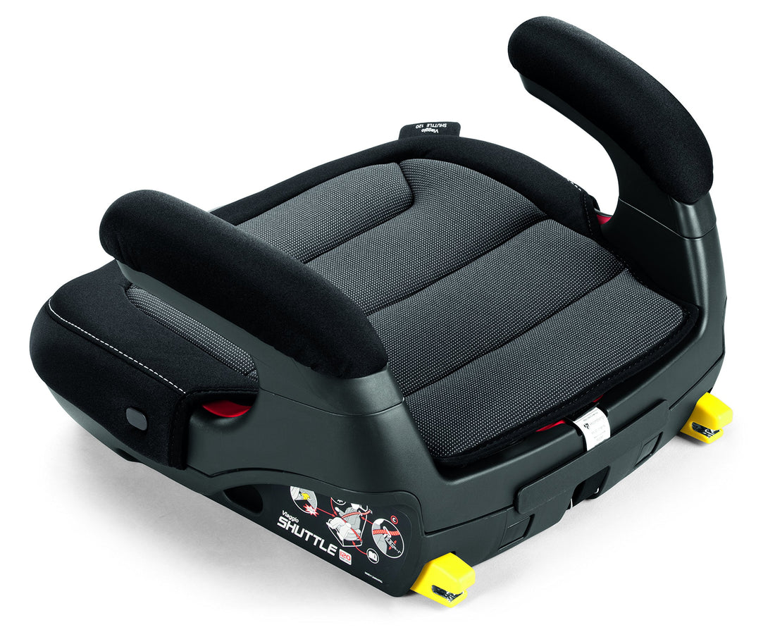 Peg Perego Viaggio Shuttle - Booster Car Seat - for Children from 40 to 120 lbs - Made in Italy - Licorice (Black)