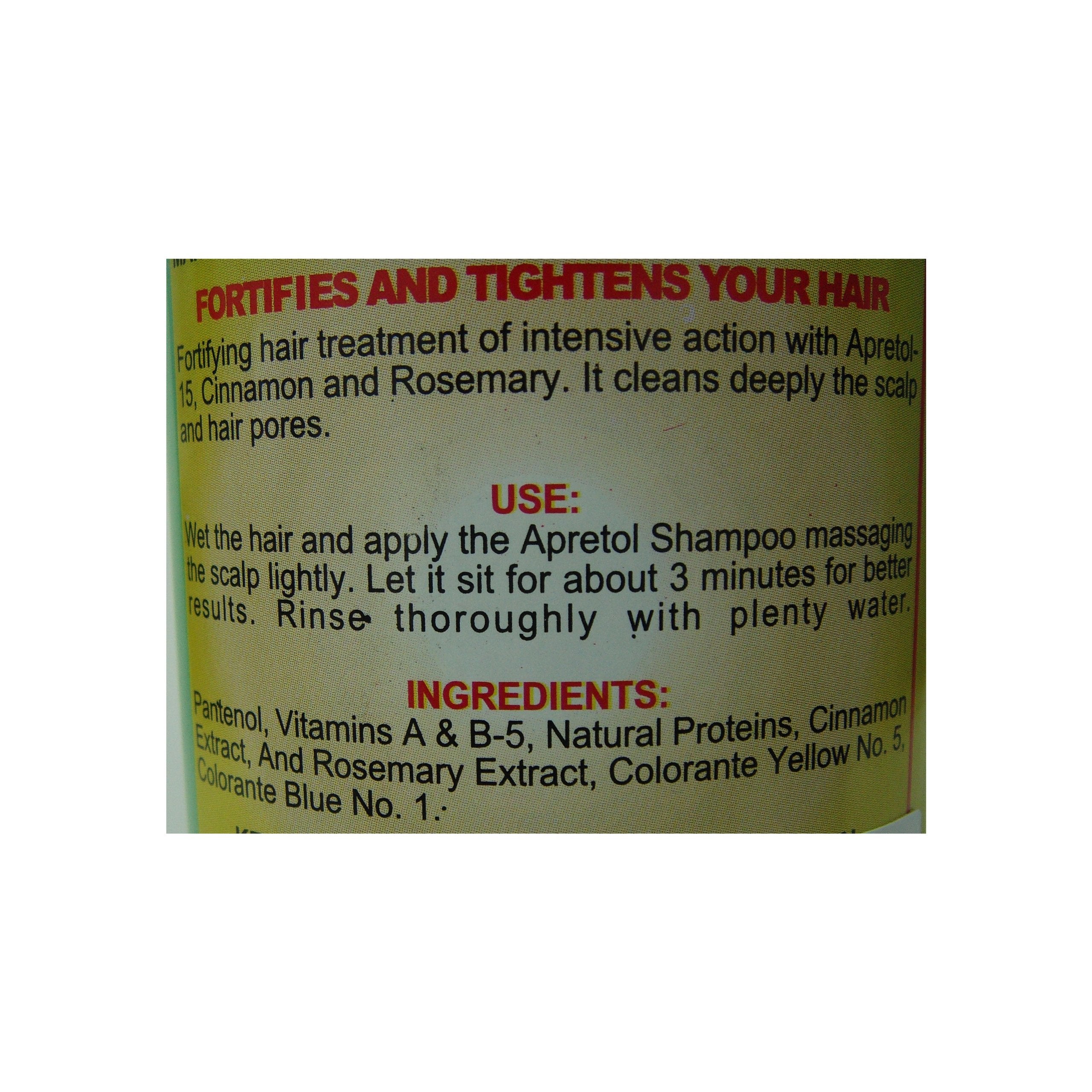 MBP Alopecil Cinnamon and Rosemary Rinse Cream Apretol 16oz