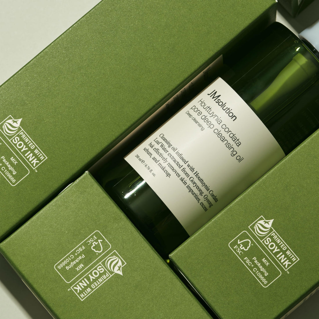 JMsolution Heartleaf Cleansing Oil - Deep Cleansing, Heart Leaf Water, Gentle Exfoliation, Hydration and Soothing, Non-Irritating, removes impurities, excess sebum, dead skin cells