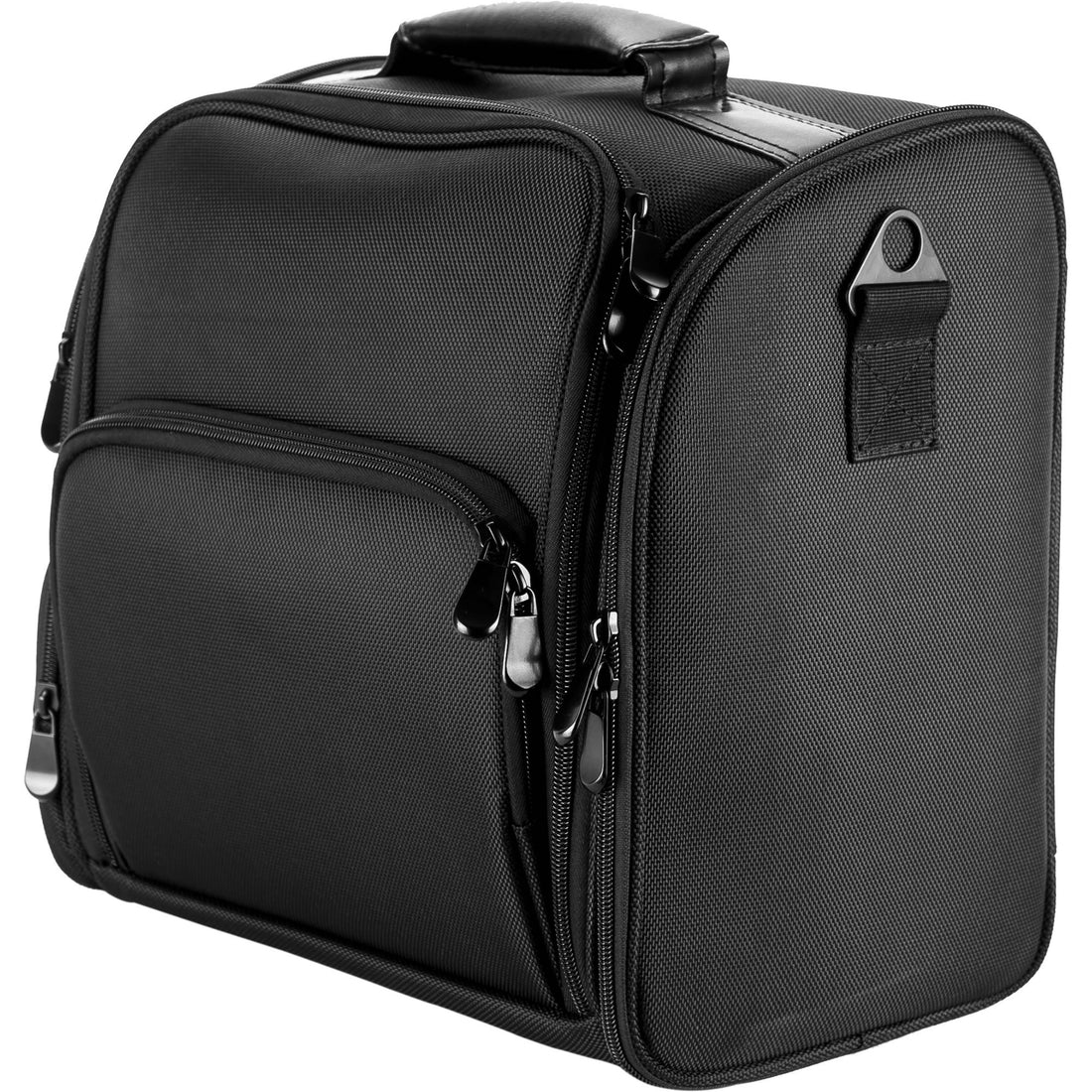 Hiker Hk3603 Soft Sided Professional Travel Makeup Case, Nylon Black