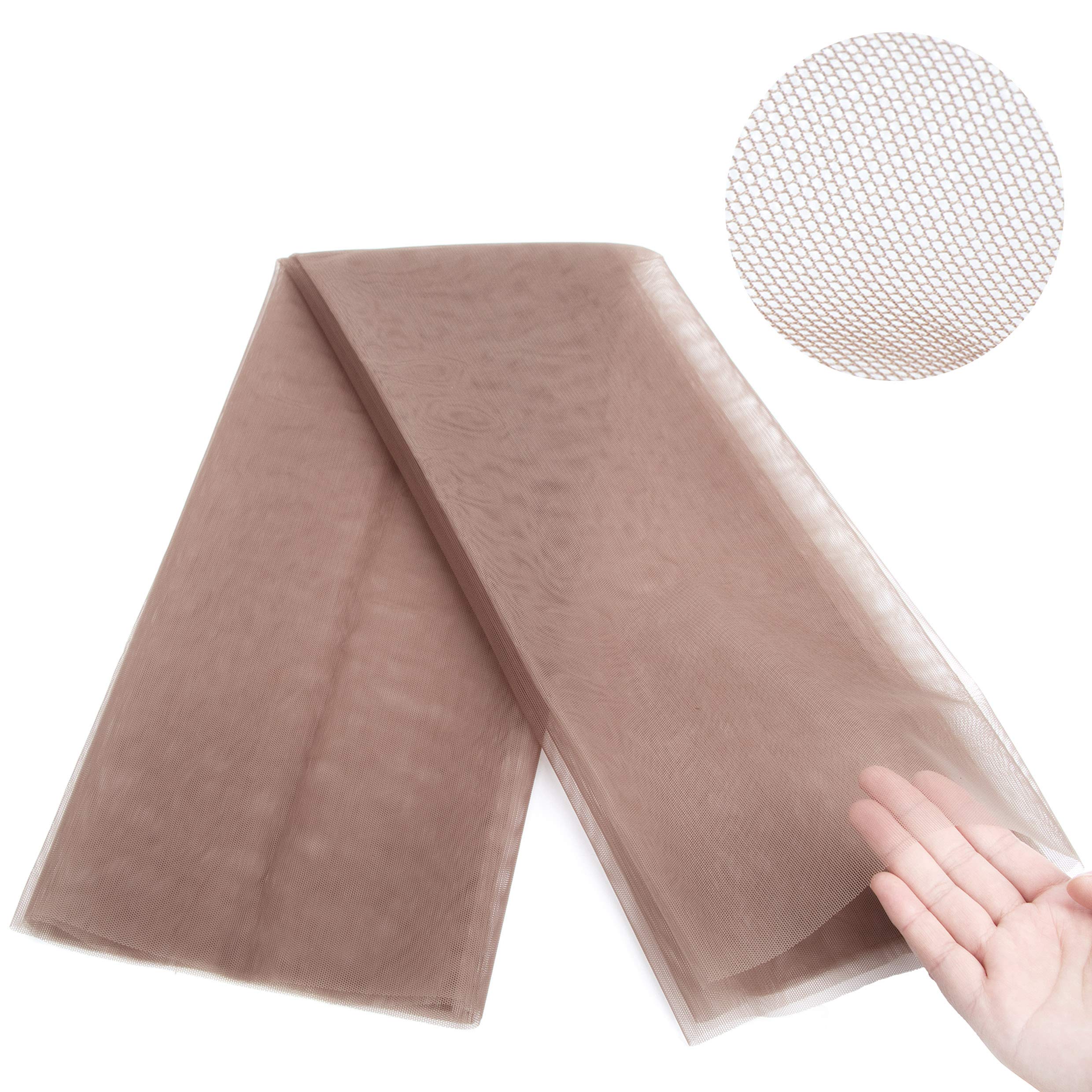 1 Yard, Blonde: GEX Swiss Lace Net for Making Lace Wig- 1 Yard (36x40), Blonde Color