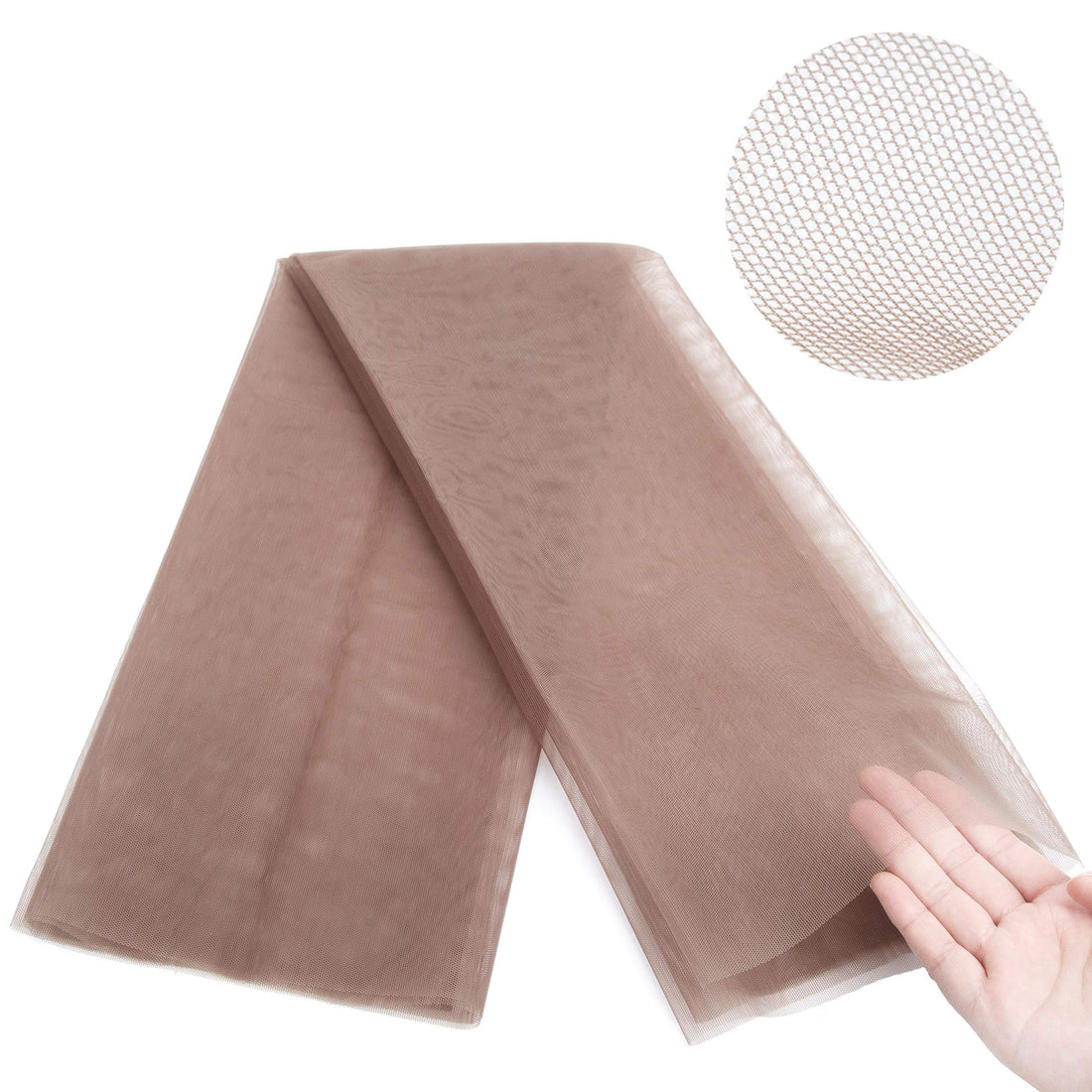 1/2 Yard (18 x40), Blonde : BHD Swiss Lace Net for Making Lace Wig- 1/2 Yard (18x40), Blonde Color