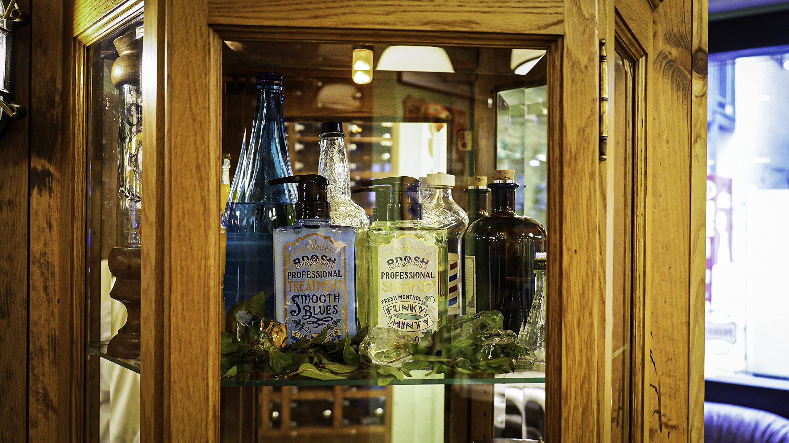 BROSH Funky Minty Shampoo Botanical Menthol Deep Cleanse with Plant-Based Ingredients, 13.5 Oz