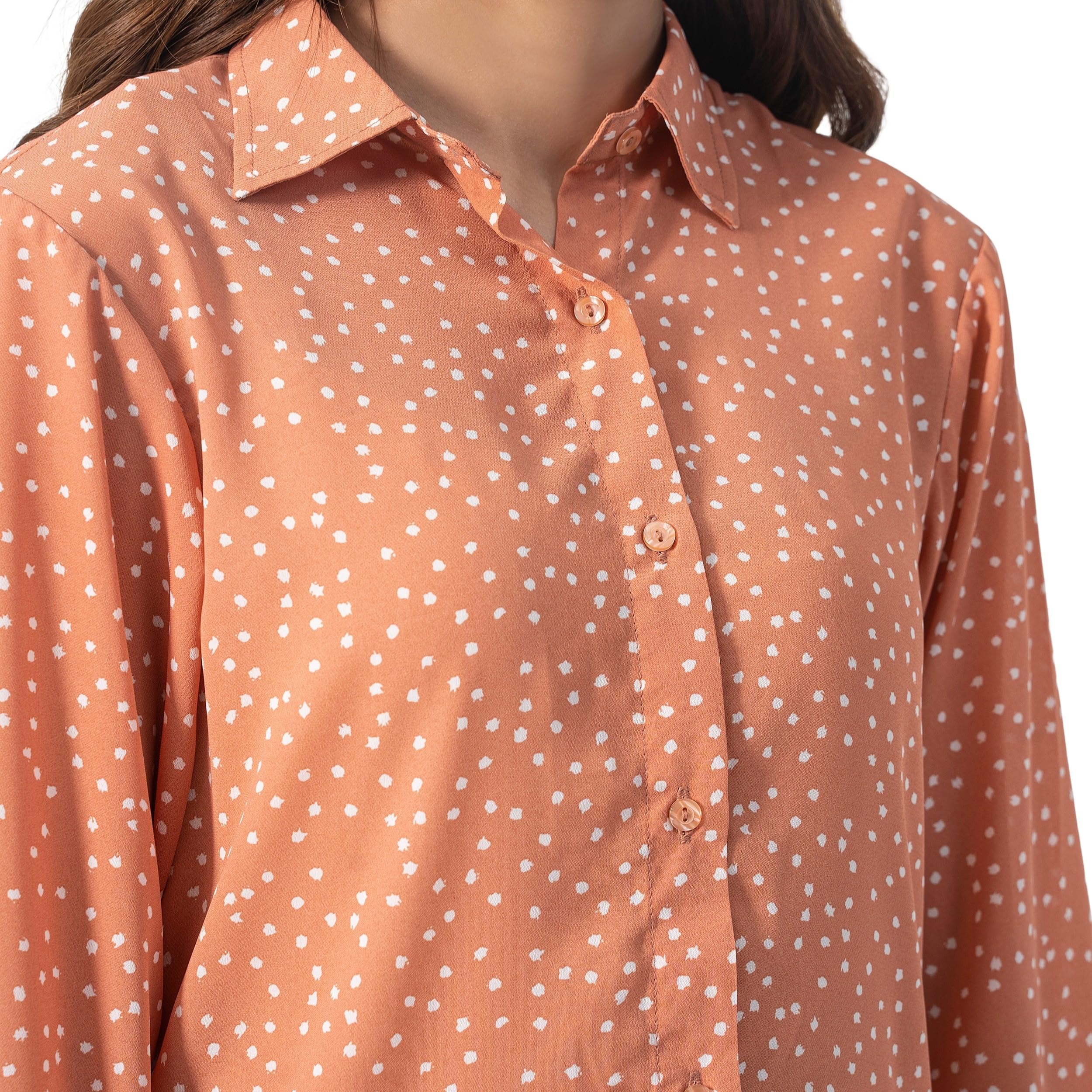 Native Women Co-ord Set Orange and White, Stylish Two Piece Summer Outfit for Women, Large Size, Casual Chic Matching Set