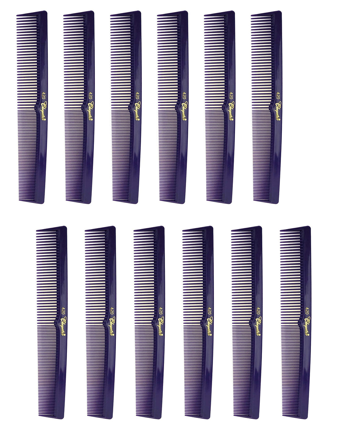7 Inch Hair Cutting Combs. Barbers & Hairstylist Combs. Purple 1 DZ.