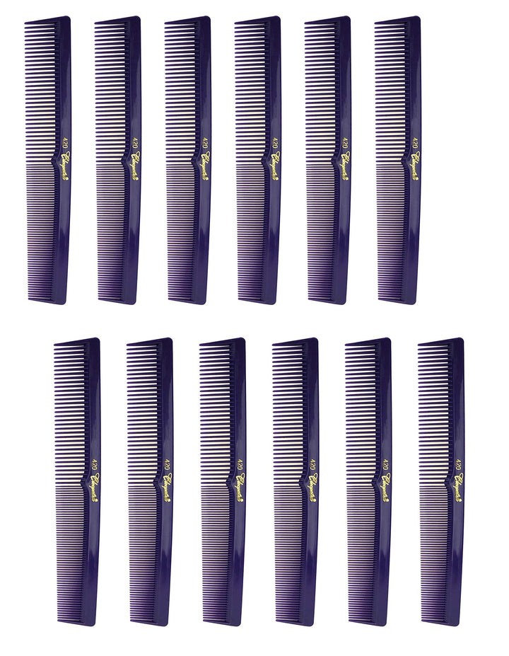 7 Inch Hair Cutting Combs. Barbers & Hairstylist Combs. Purple 1 DZ.
