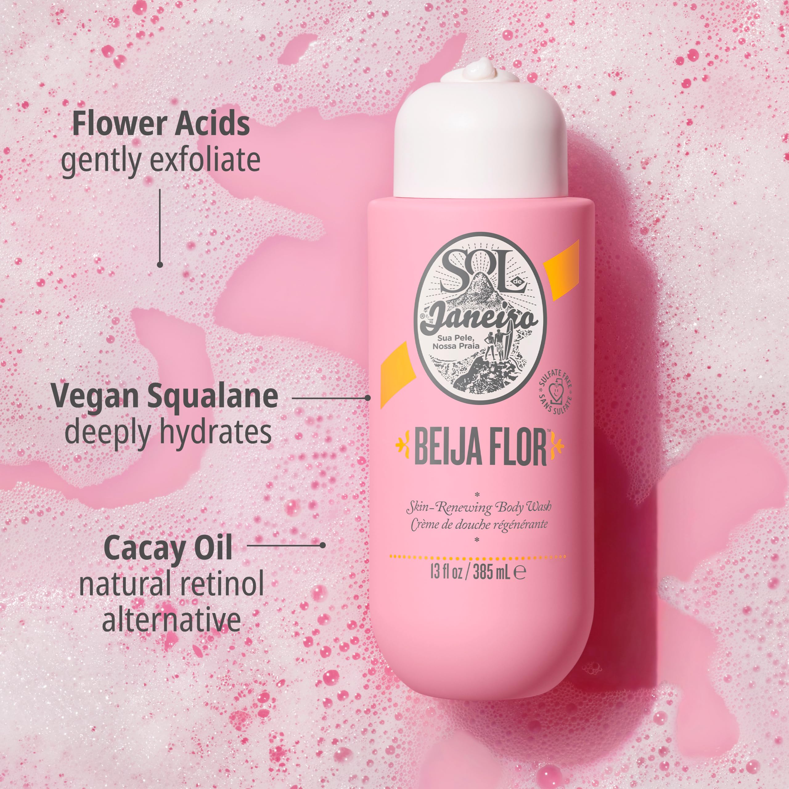 Sol de Janeiro Beija Flor Body Wash 90mL/3.0 fl oz.