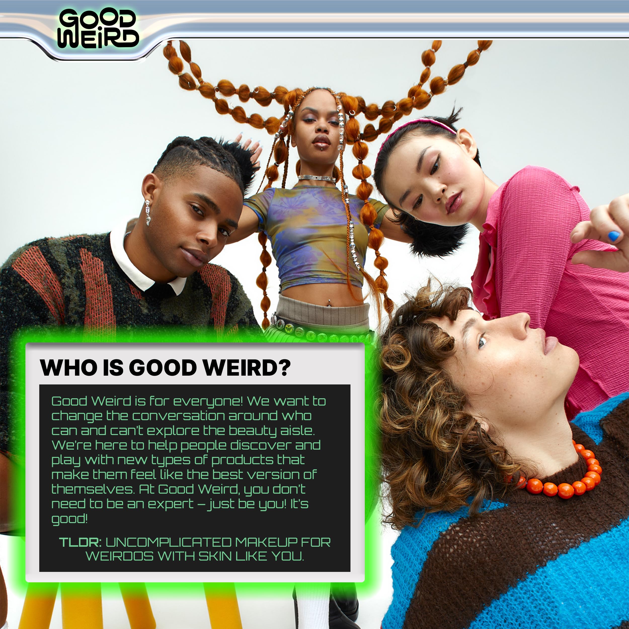 GOOD WEIRD Back From Vacay Bronzer - Vegan Liquid Face Bronzer Gel Cream for Men and Women | Natural Glow Lightweight Highlighter Makeup | Subtle Shimmer | 0.56 fl. oz. | WAIKIKI (Medium Bronze)