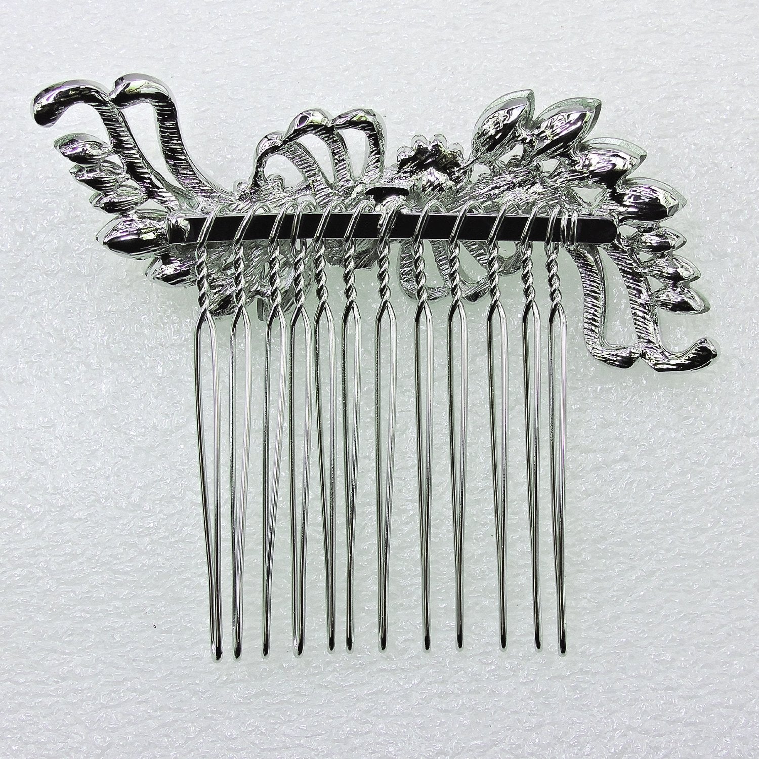 Faship Faship Navy Blue Crystal Hair Comb