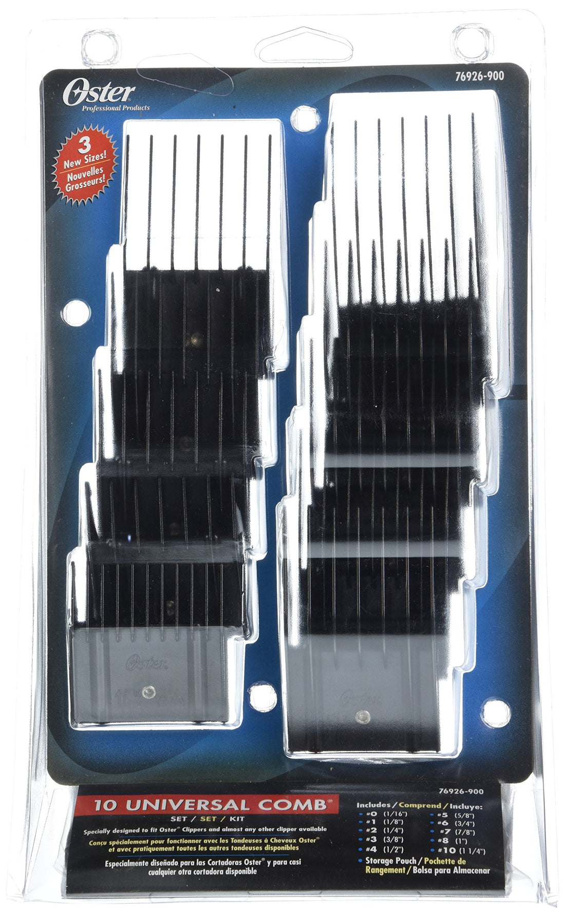 Oster Professional 10 Comb Set Specially Designed to Fit Oster Clippers.