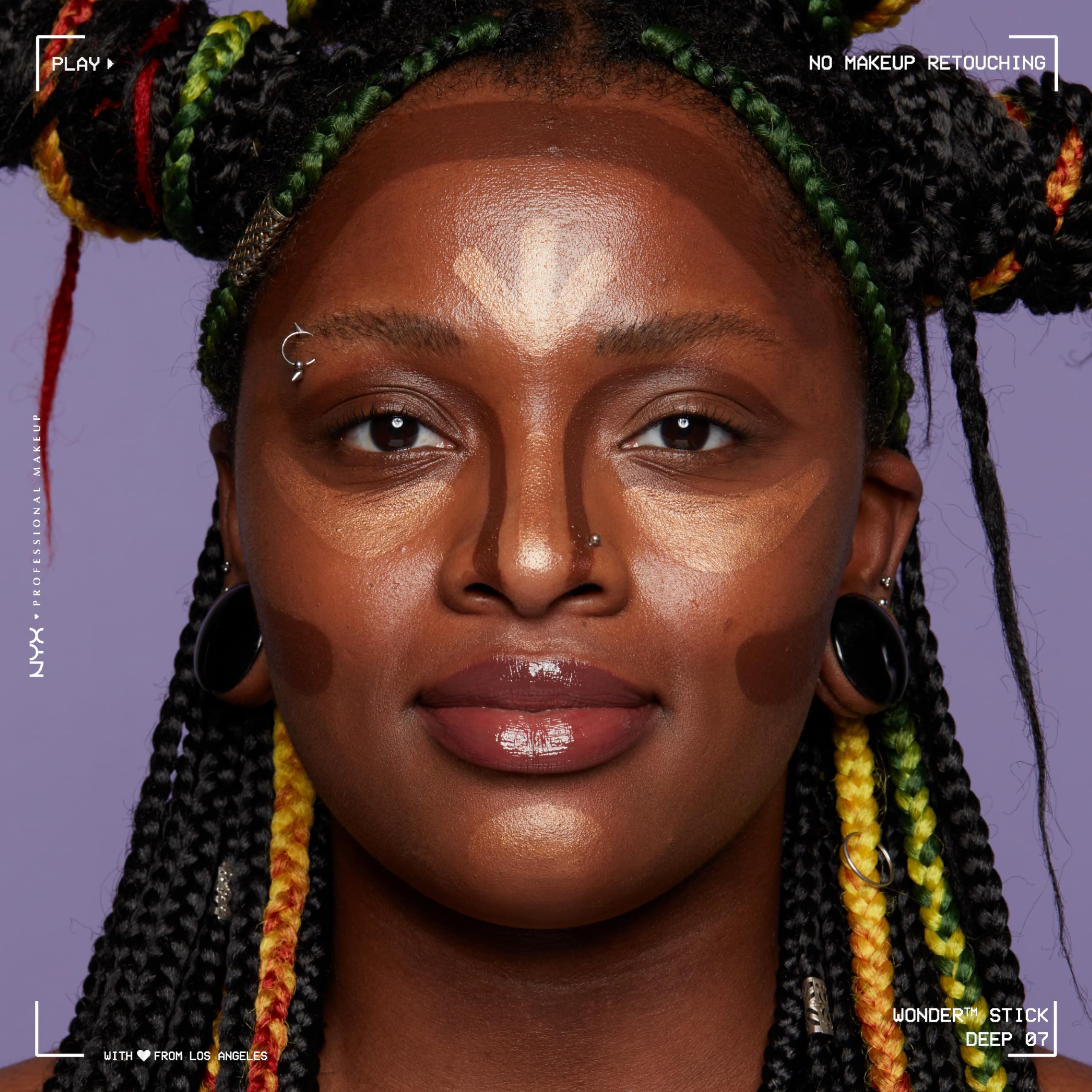 NYX PROFESSIONAL MAKEUP Wonder Stick, Face Shaping & Contouring Stick - Deep