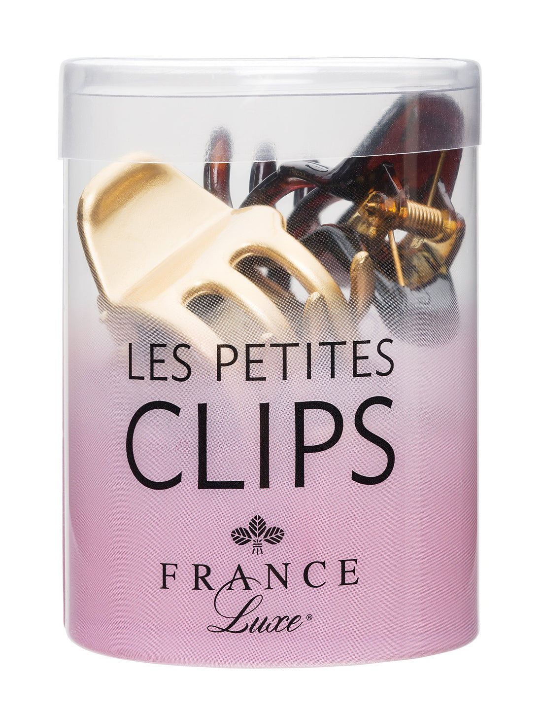 France Luxe Les Petite Clips Small Dainty Jaw 4-Pack - Gold/Tortoise