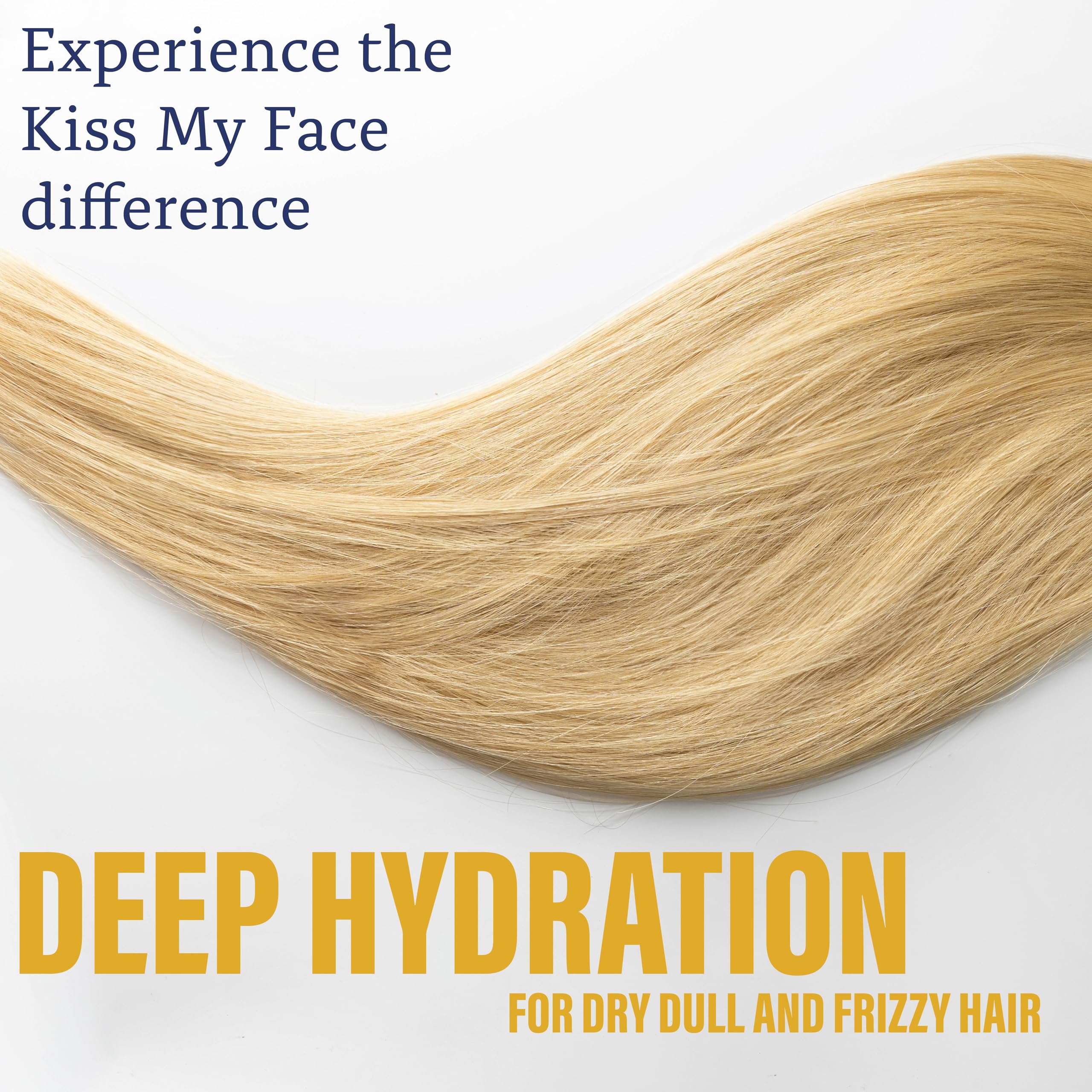 Kiss My Face Nourish 2-in-1 Shampoo and Conditioner Bar, With Oat and Shea Butter, Nourishes and Smooths, For Dry, Dull and Frizzy Hair, Cruelty Free and Palm Oil Free, Pack of 3