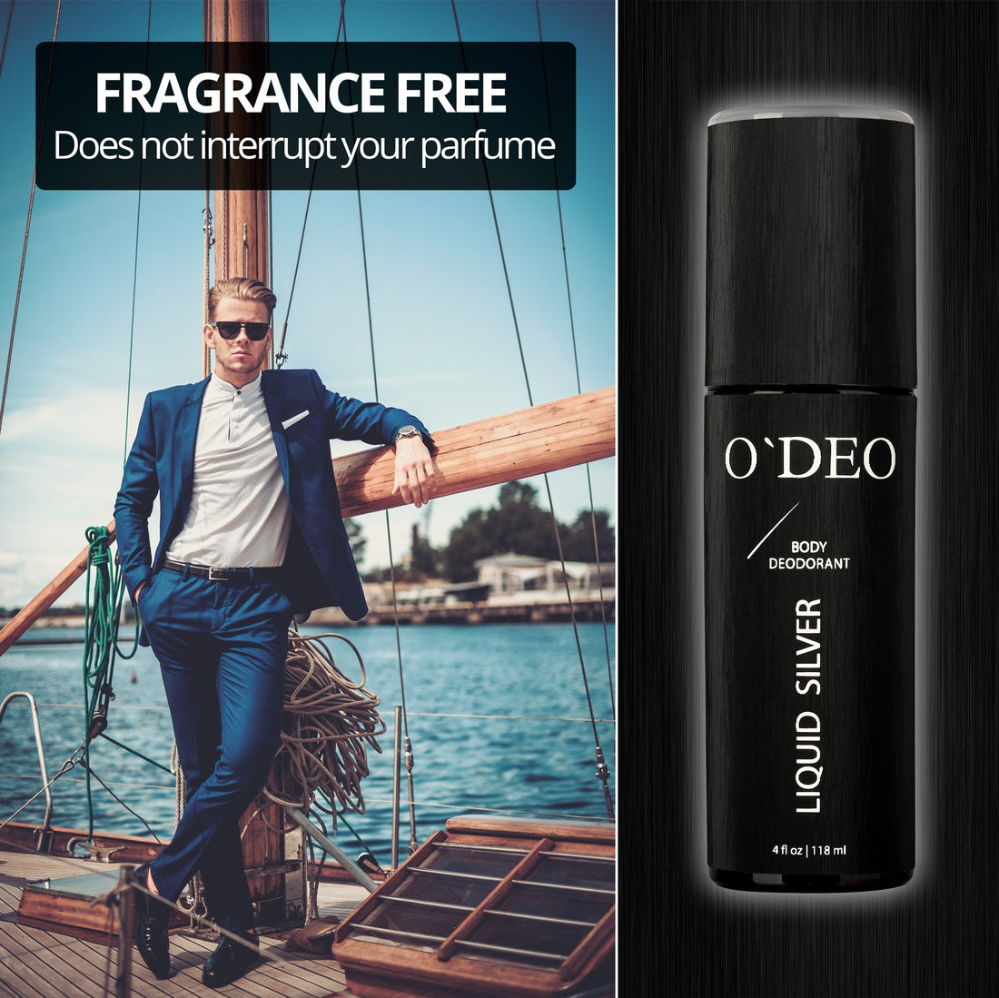 Aluminum Free Deodorant for Men â€“ All Natural Deodorant Spray â€“ Organic Deodorant for Men 4 fl oz of Natural Deodorant Unscented for Sensitive Skin