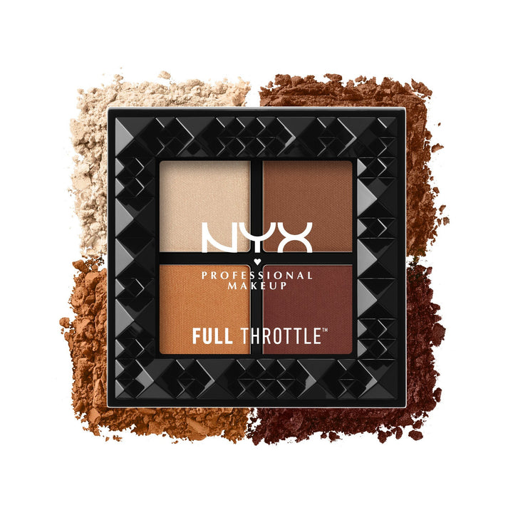 Nyx Professional Makeup Full Throttle Shadow Palette, Colour Riot, 6g