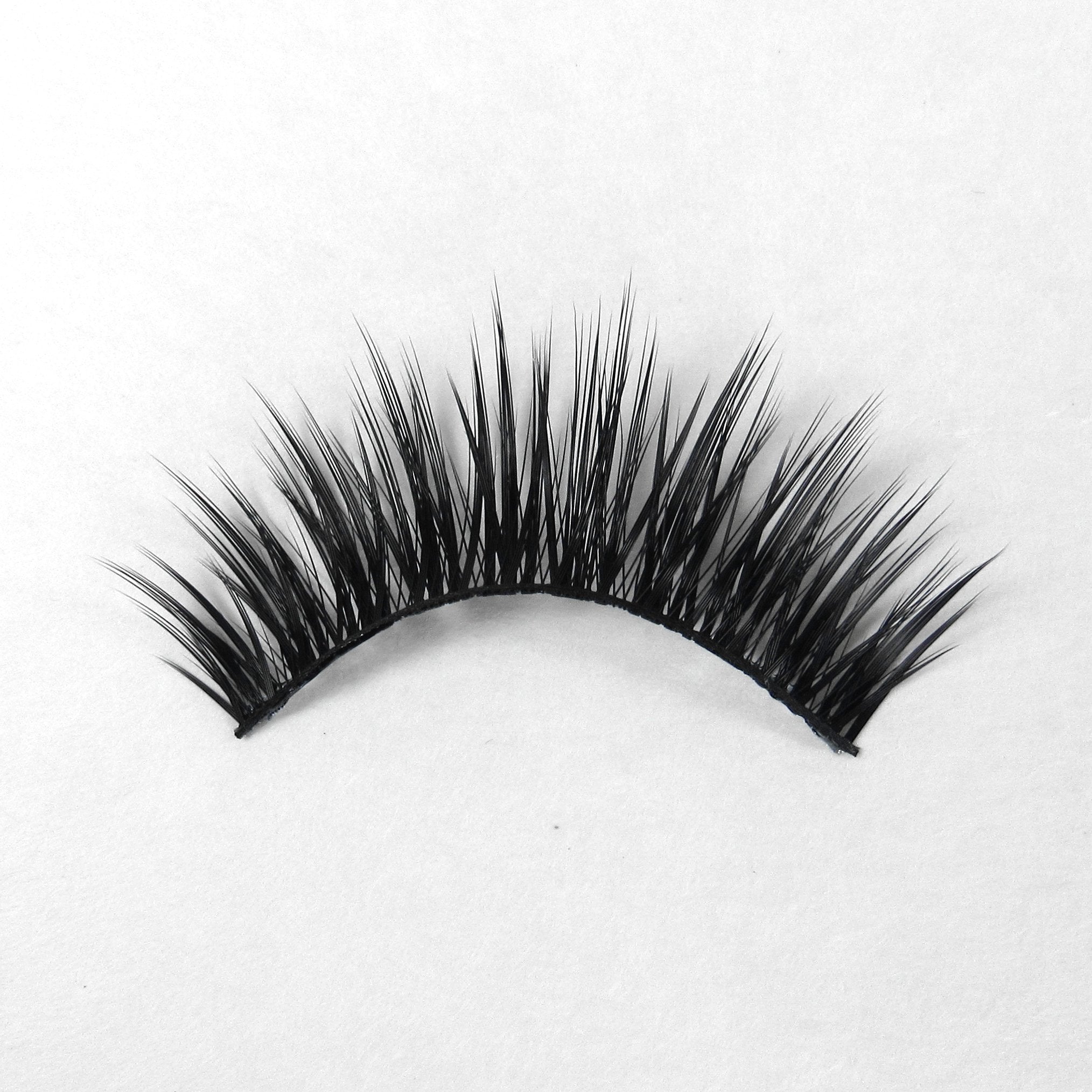 Missamé FLIRT Deluxe Party False Eyelashes Set Handmade with Synthetic Fibers Black 3 Pairs