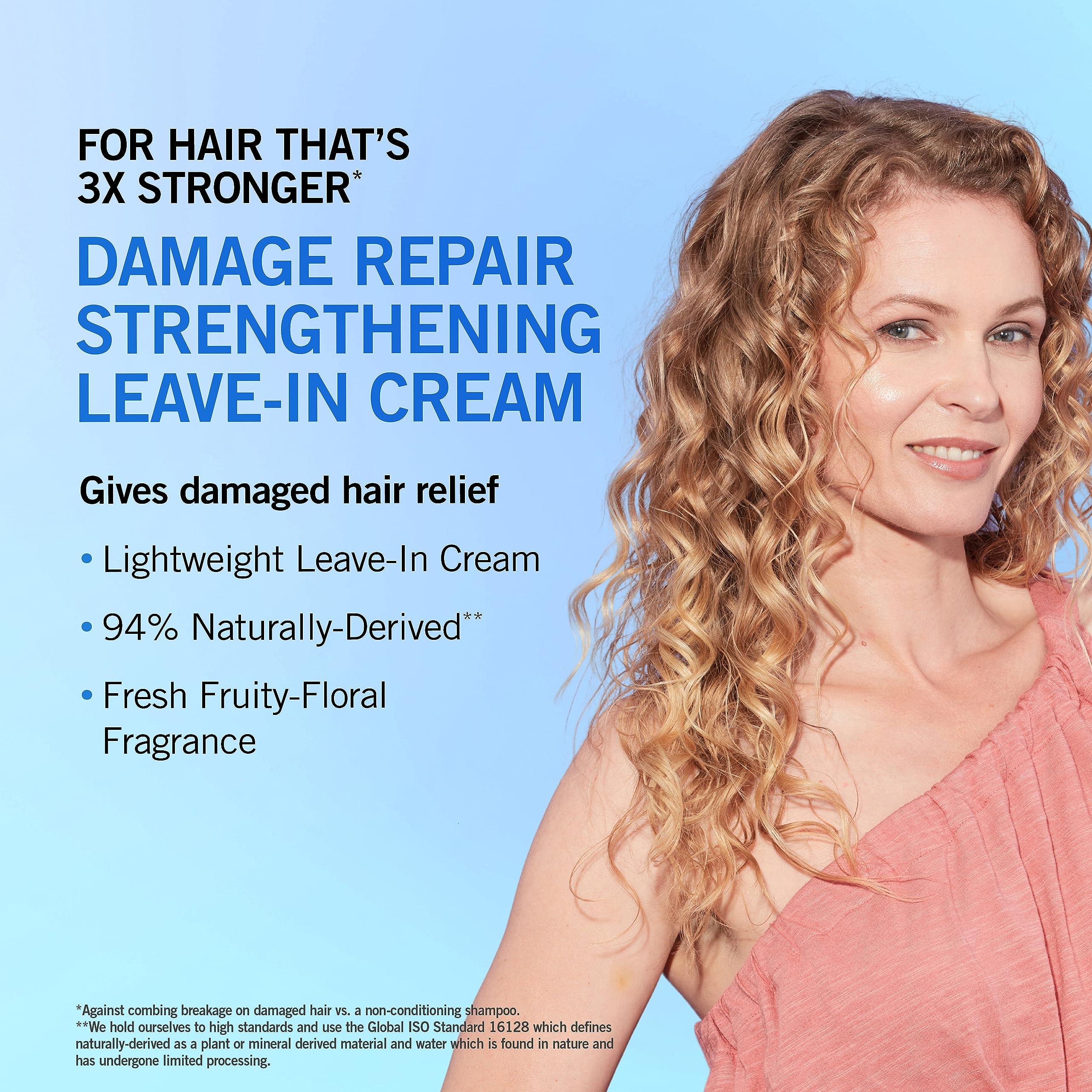 Better Natured Strengthening Leave-In Hair Cream - Stronger & Smoother Hair, Repair Damage, 5.1 fl oz