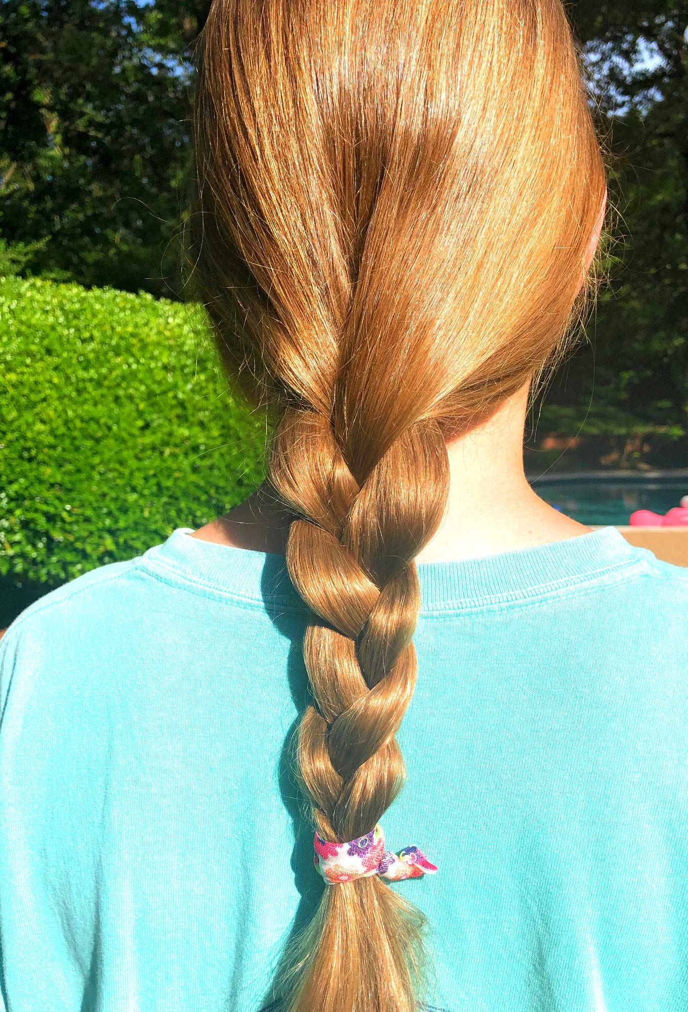 Syleia 100 Hair Ties - Printed Patterns And Solid Colors - Plus One Bonus Hair Tie - Elastic Ponytail Holders No Crease Hand Knotted Fold Over Assorted 100 Pack