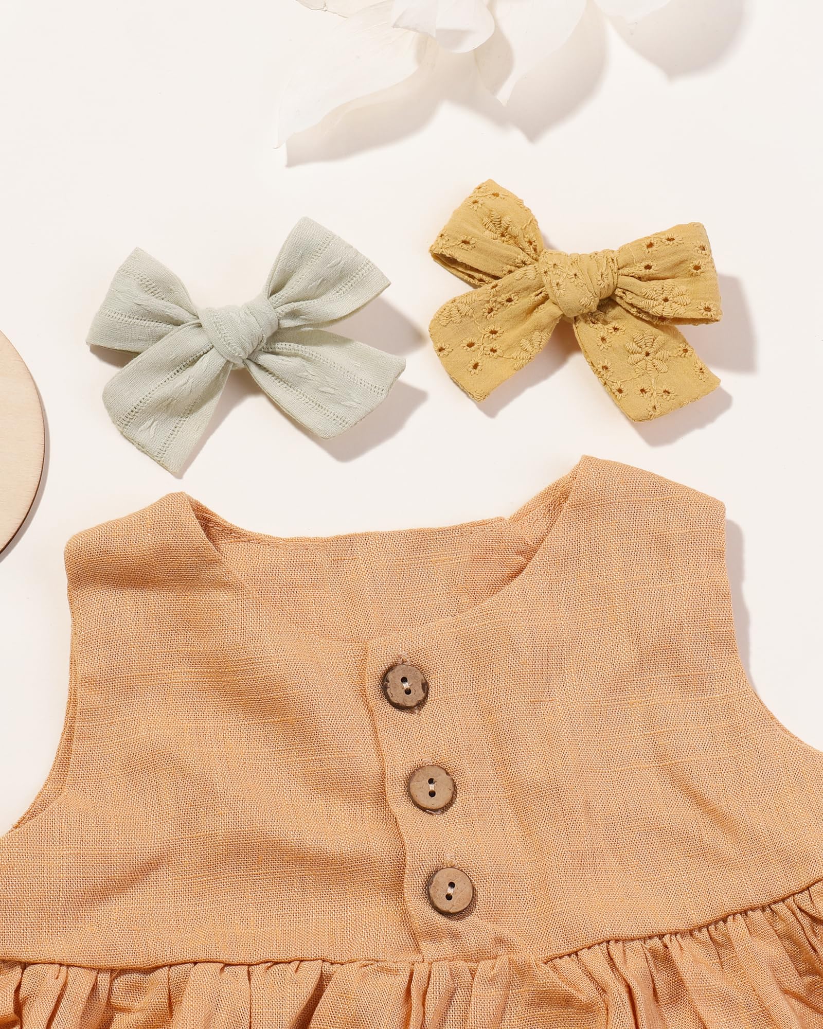 20pcs Baby Girl Hair Bows Clips Fully Lined Barrettes Hair Accessories for Little Girls Toddler Kids Teens