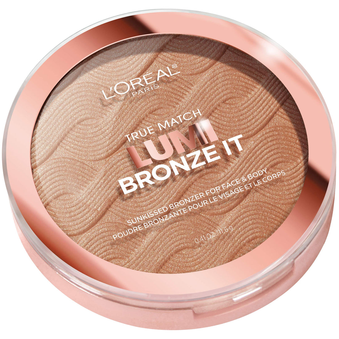 L'Oreal Paris Cosmetics True Match Lumi Bronze It Bronzer For Face And Body, Medium, 0.41 Fluid Ounce