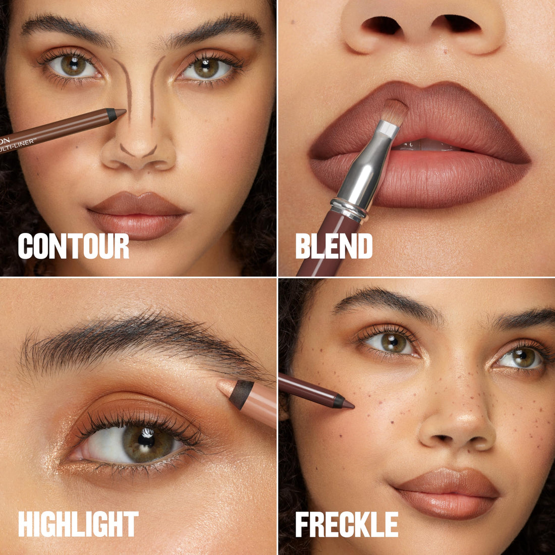 Revlon ColorStay Multi-Liner, Creamy Formula, Multiuse For Lips, Eyes & Face, Precision Brush for Easy Blending, 008 Catalyst