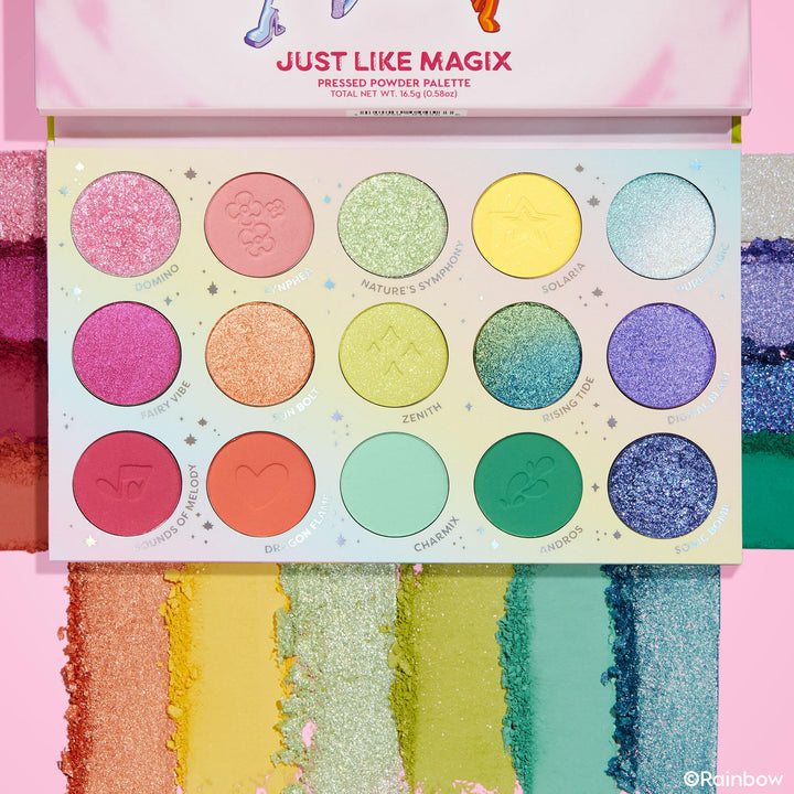 ColourPop Winx Club Shadow Palette - Pastelle Palette with Metallic and Matte Finishes - High-Pigment Makeup with a Long-Wearing Formula - Just Like Magix (0.58 oz)