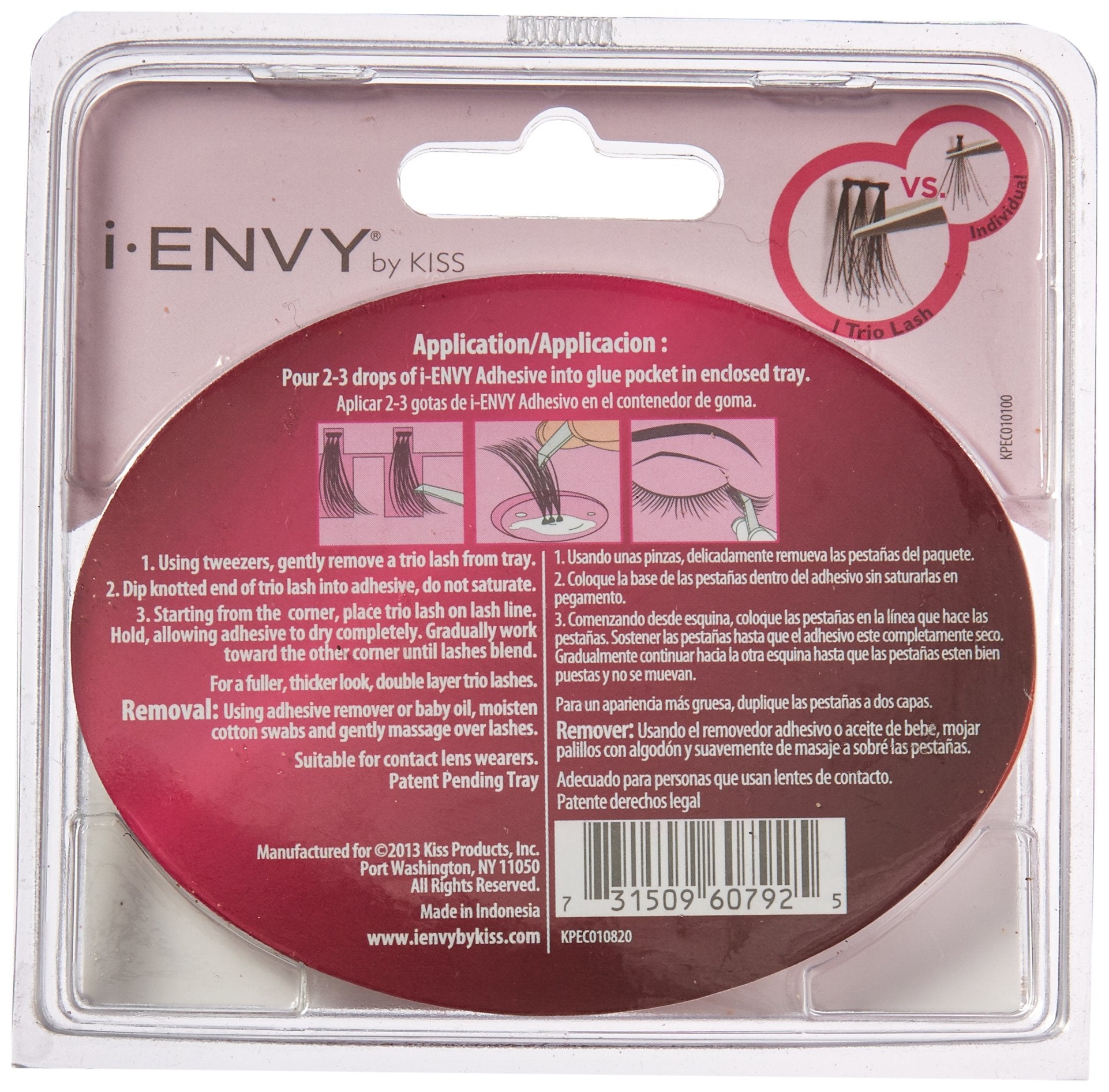 Kiss I Envy Trio Short 30 Trio Lashes