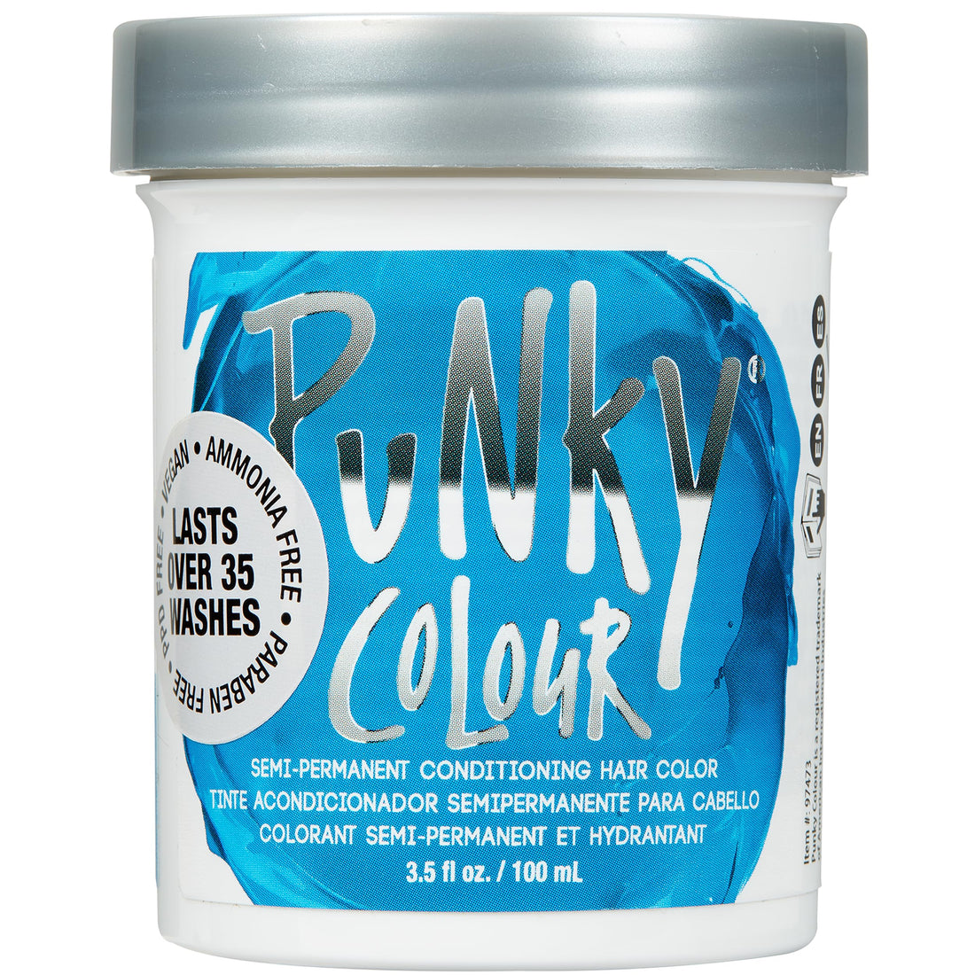 Jerome Russell Punky Semi Permanent Hair Color Conditioning, 100ml - Lagoon Blue (Pack of 1)