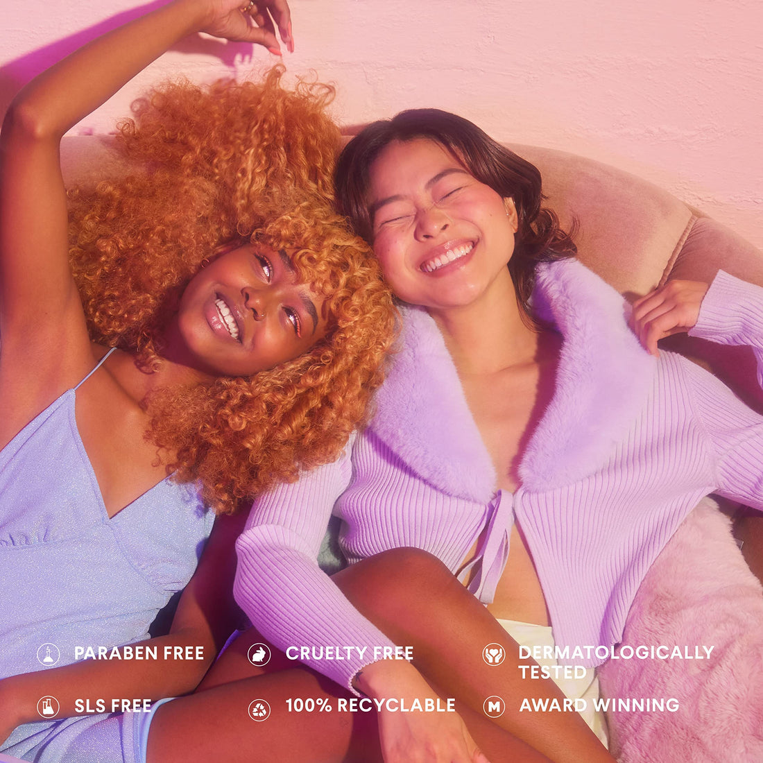 MONDAY HAIRCARE Moisture Shampoo + Conditioner Set (2 Pack) 12oz Each, Dry, Coarse, Stressed, Coily & Curly Hair, Made from Coconut Oil, Rice Protein, Shea Butter, Vitamin E, 100% Recyclable Bottles