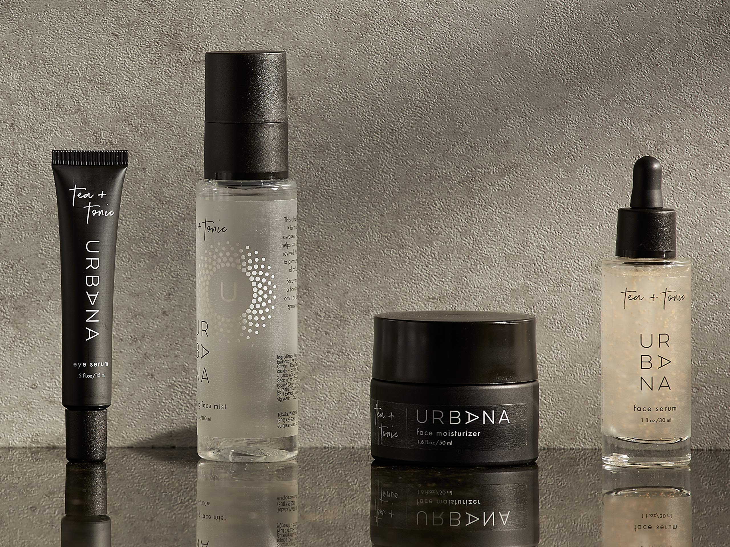 Urbana Face hydrating mist - tea + tonic, Colorless